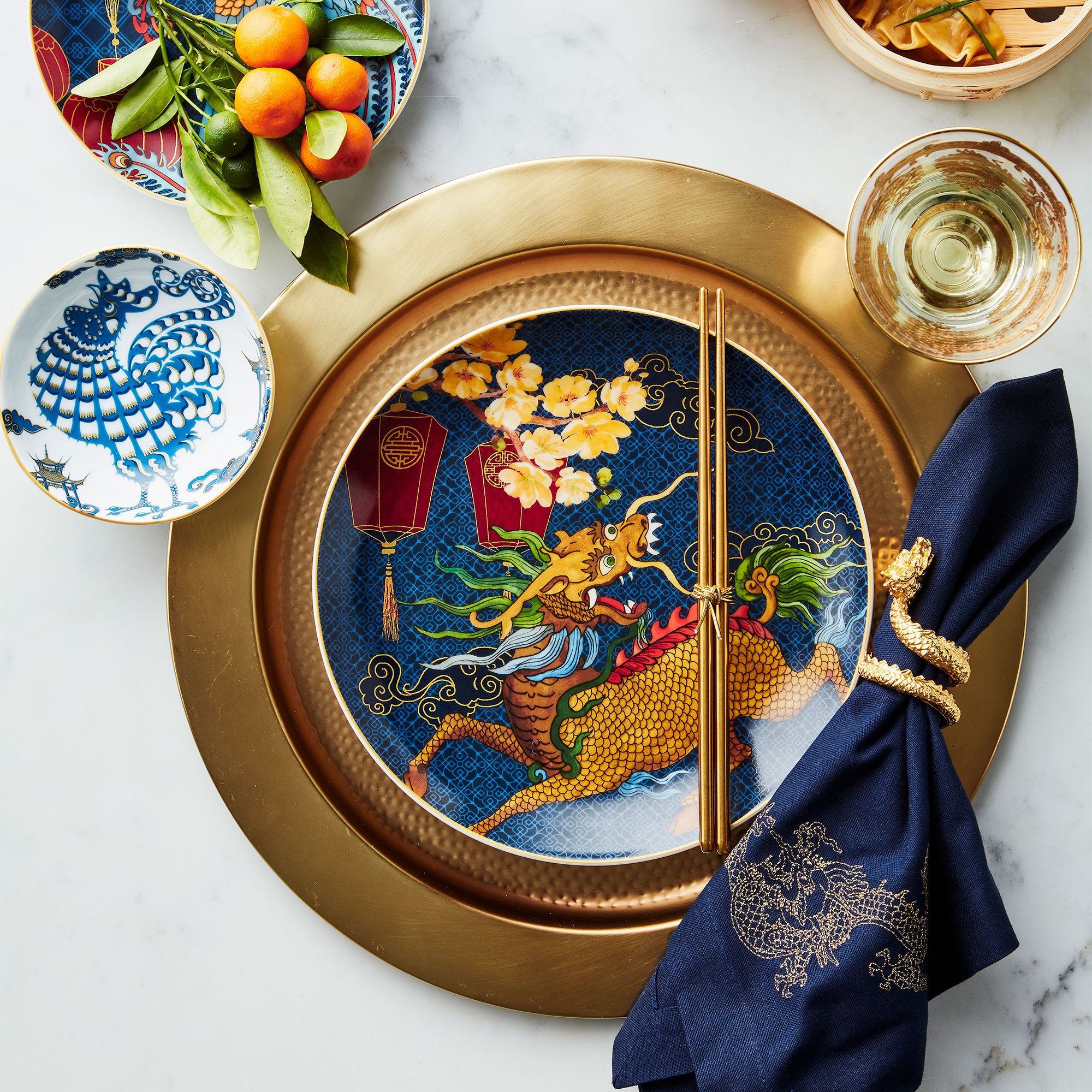 Antique Brass Charger