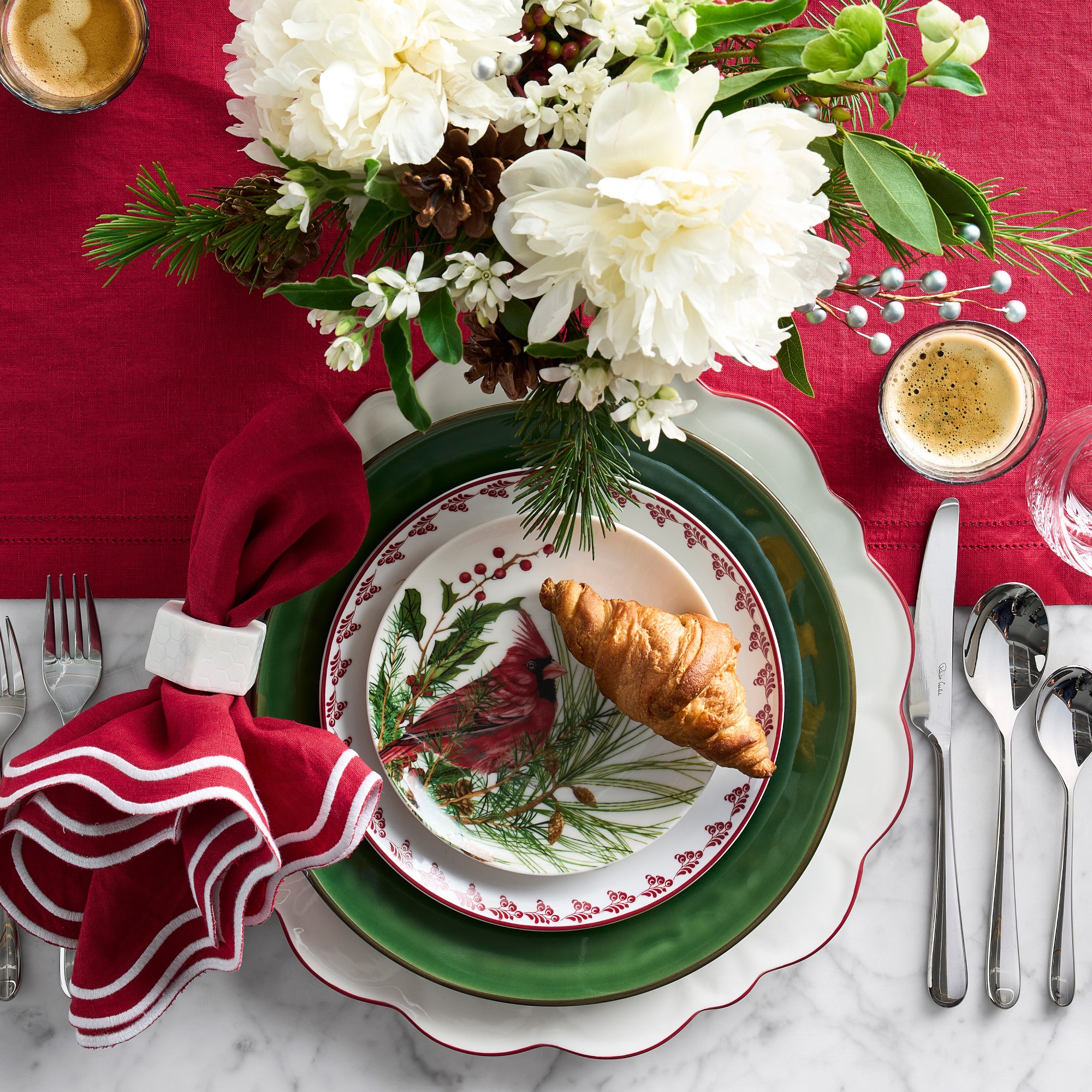 AERIN Scalloped Napkins, Set of 4