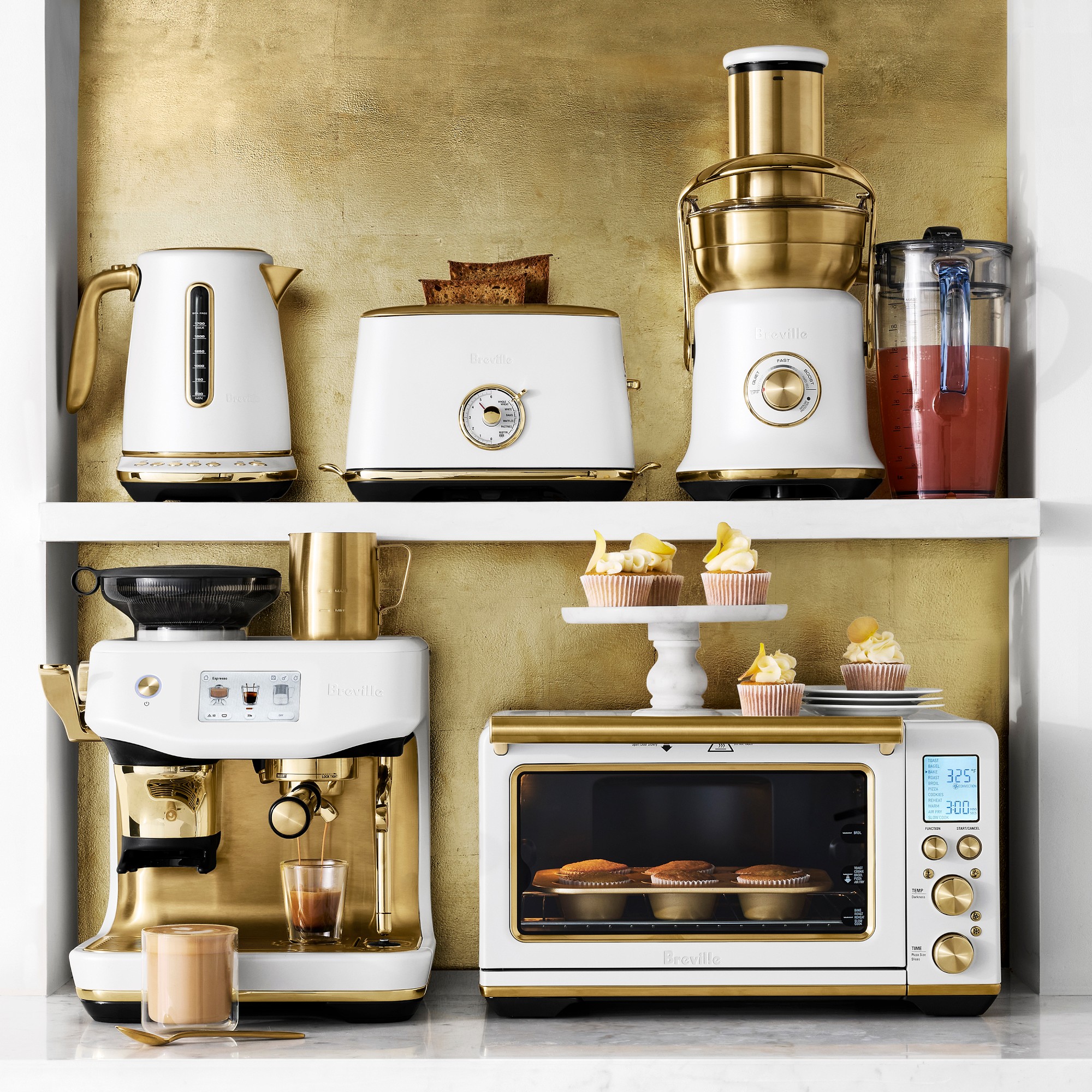 Breville Smart Oven® Air Fryer Brass Collection