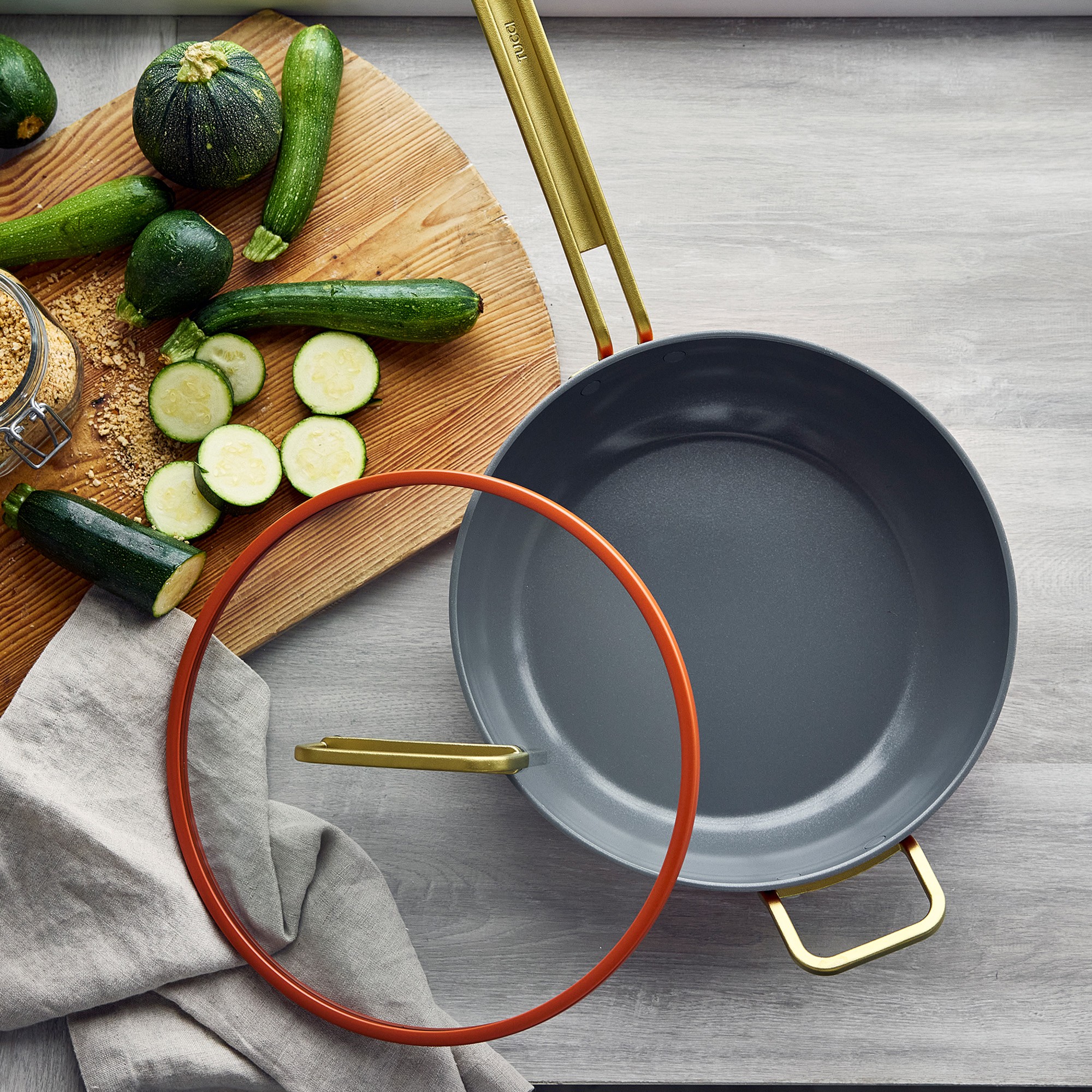 GreenPan™ Stanley Tucci™ Ceramic Nonstick Junior Essential Stanley Pan, 4 1/2-Qt.