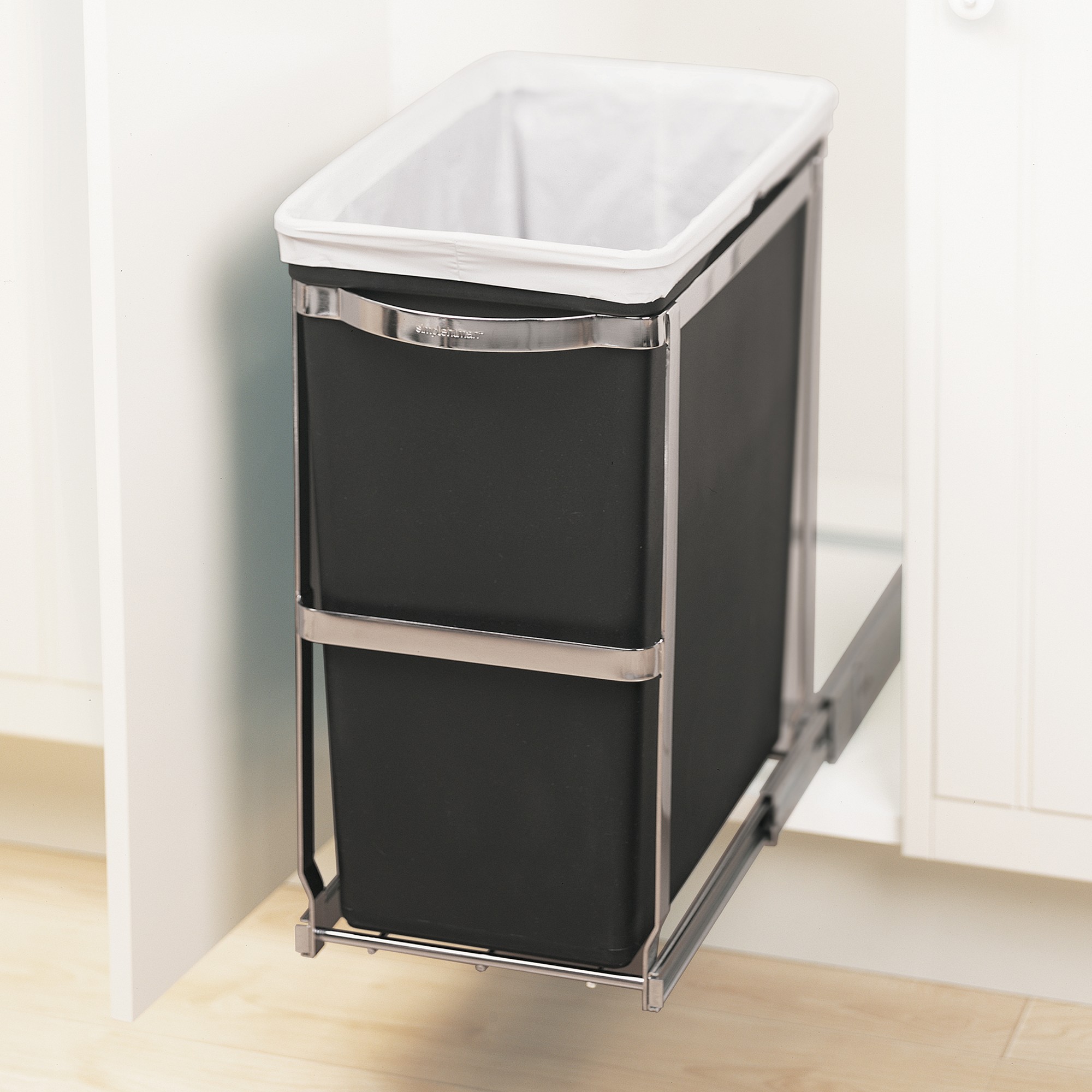 simplehuman™ 30-L. Under Counter Pull-Out Trash Can