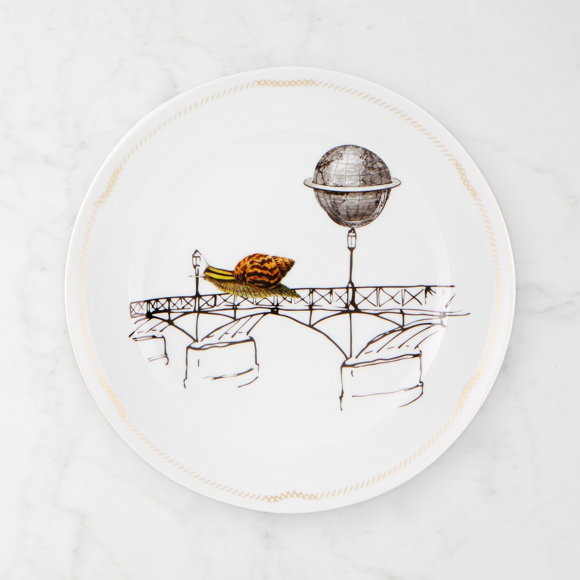 Petites Histoires Dessert Plates, Set of 4