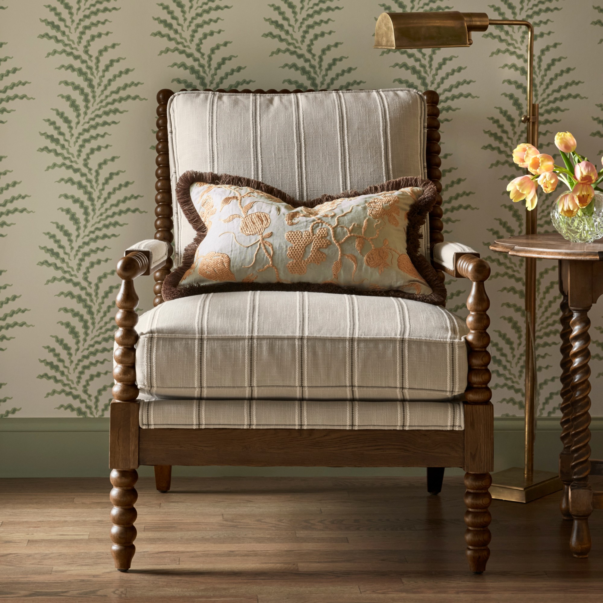 Sanderson x Giles Deacon Mydsomer Pickings Pillow Cover