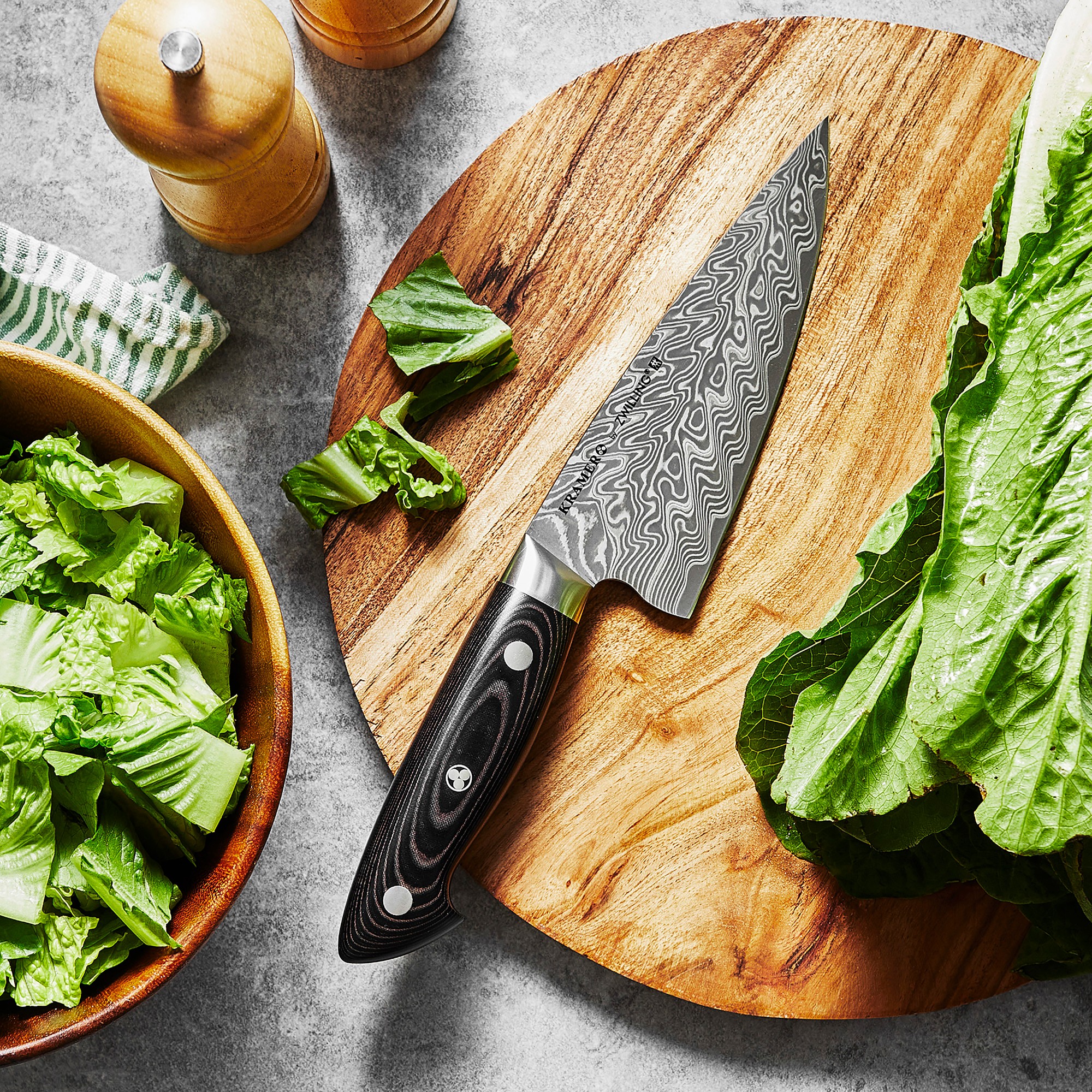 Zwilling Bob Kramer Damascus Steel Chef's Knife, 6