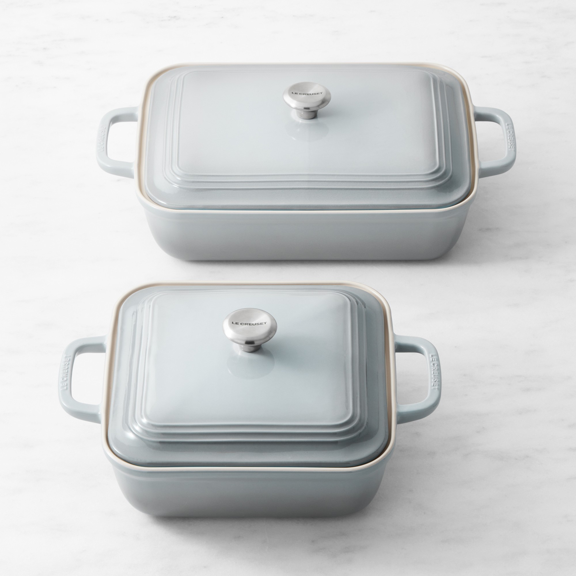 Le Creuset San Francisco Stoneware Covered Baker, Set of 4