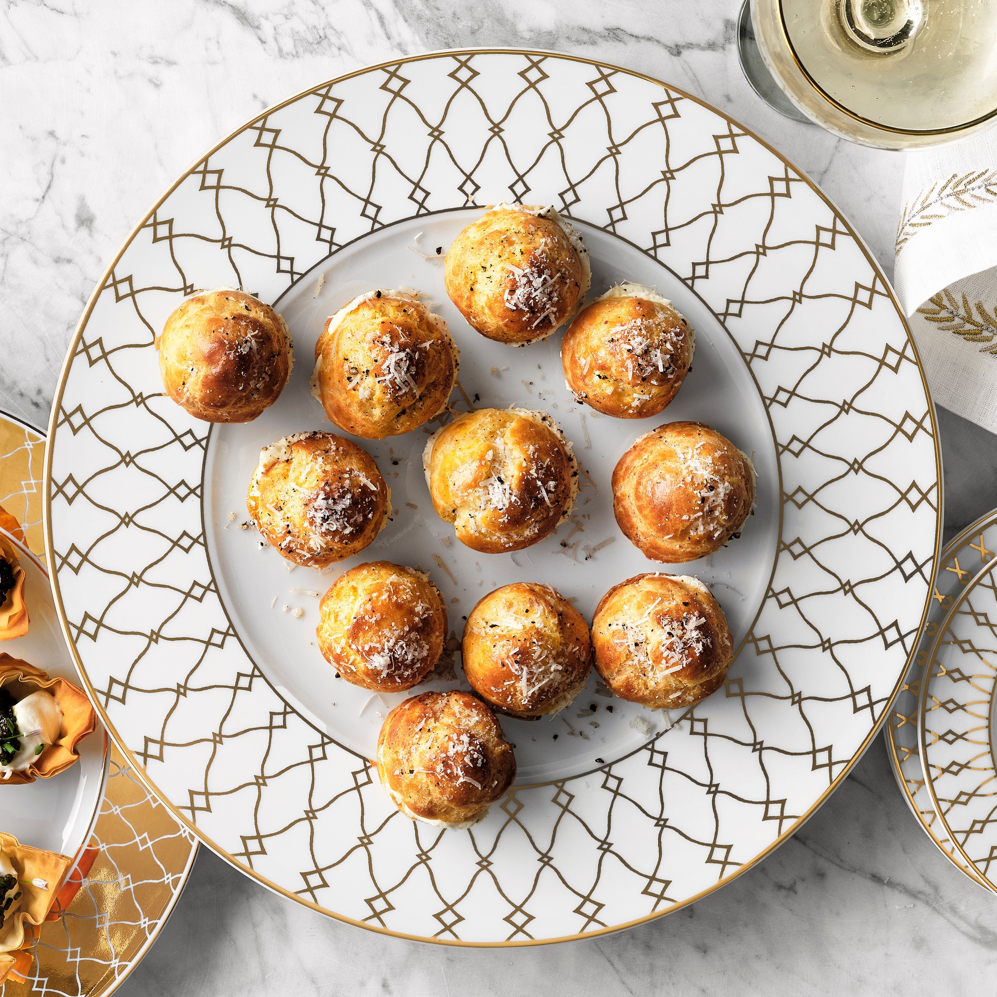 Regency Gold Chargers