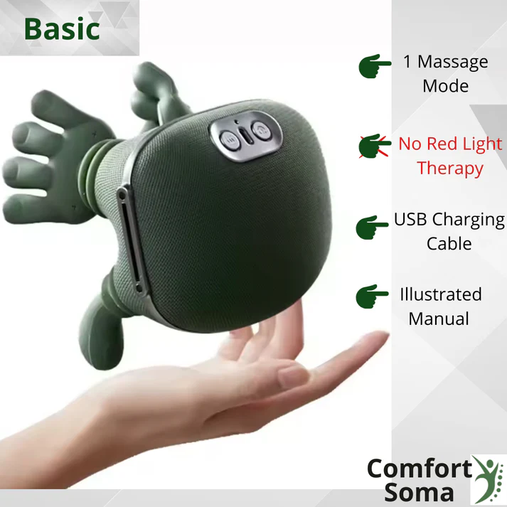 Shoulder and Neck Massager Cervical, Electric Real Hands Kneading Massage with Heat, Shiatsu Deep Tissue Pain Relief for Shoulder Neck Back Muscle(1PC)