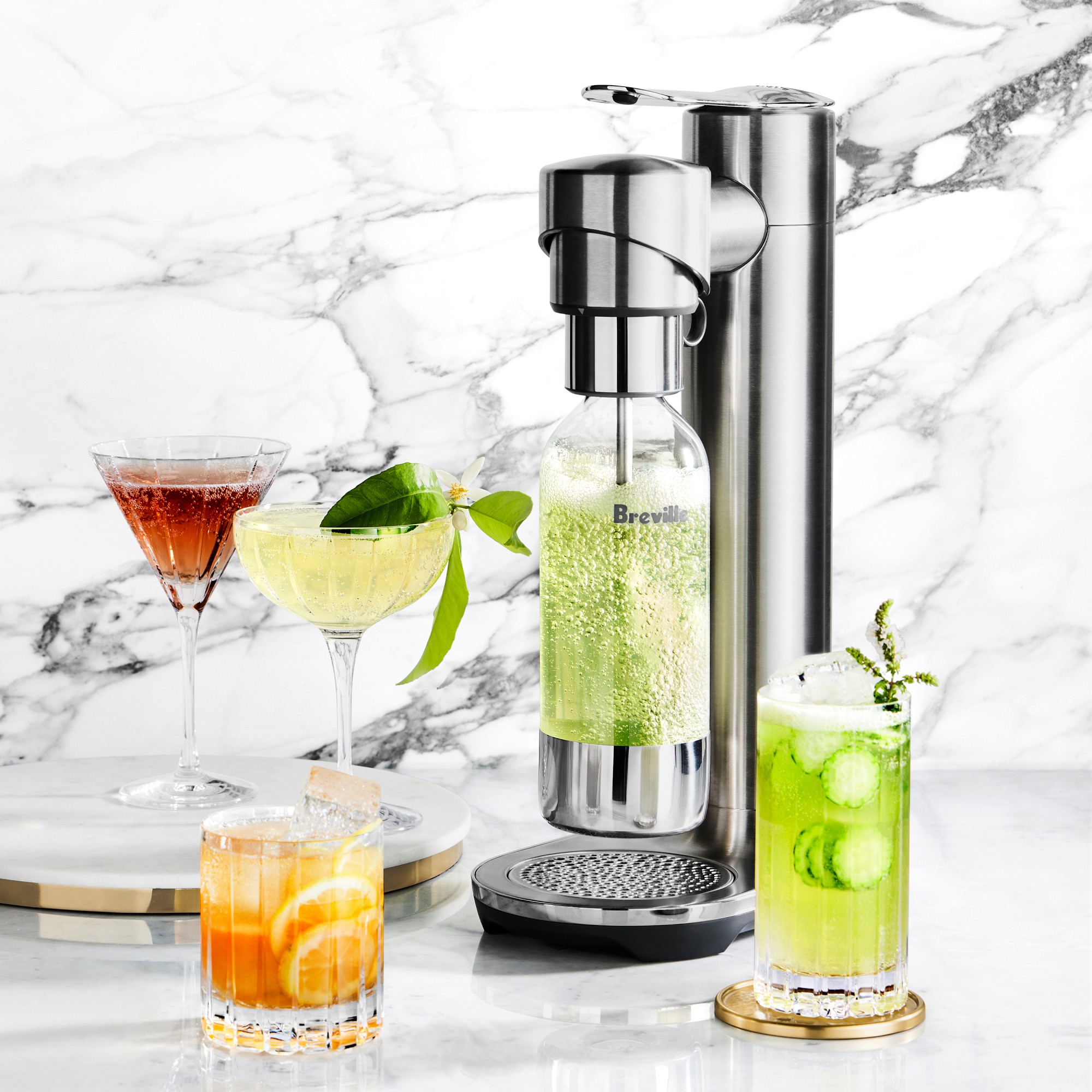 Breville InFizz™ Fusion Sparkling Beverage Carbonator