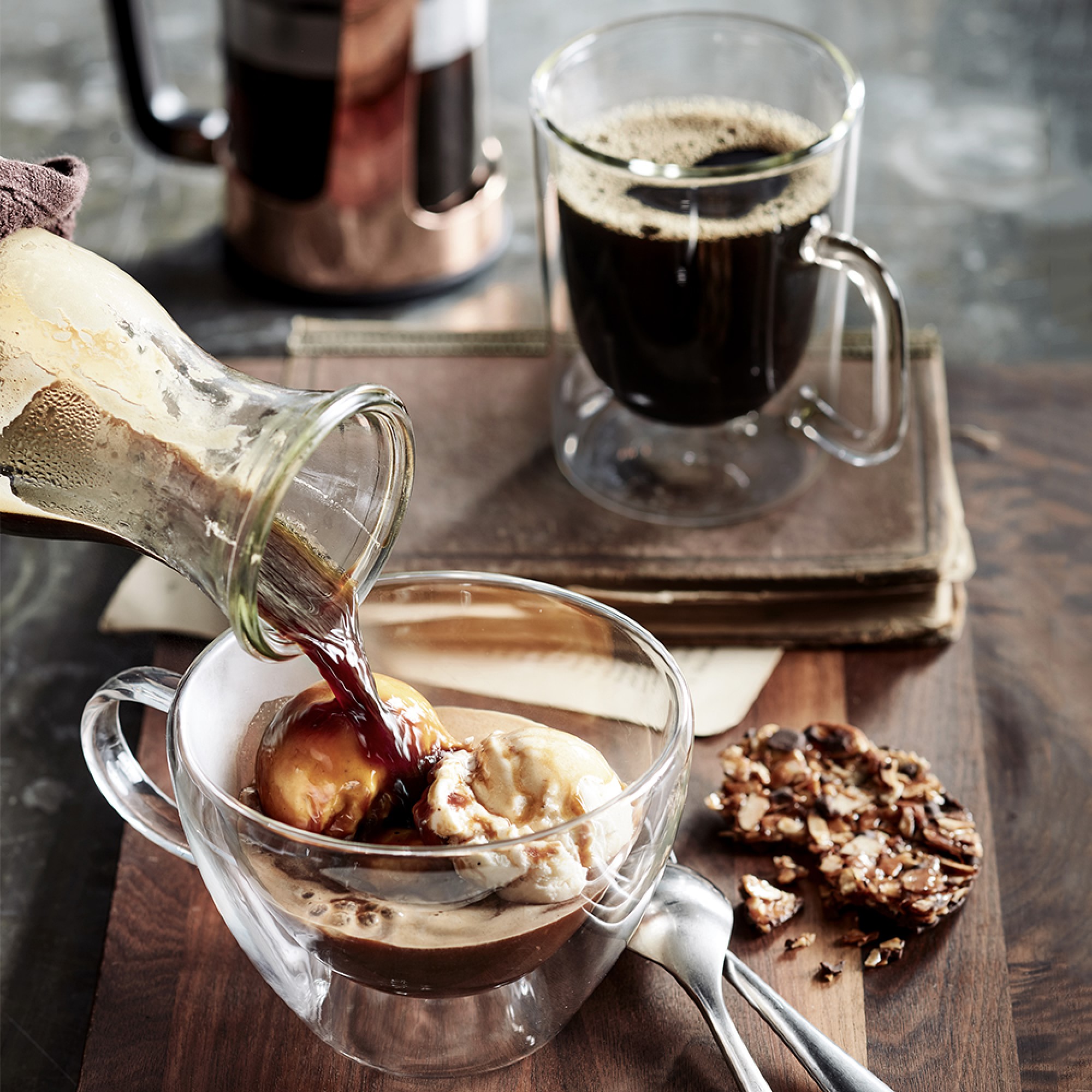 Double-Wall Glass Latte Mugs