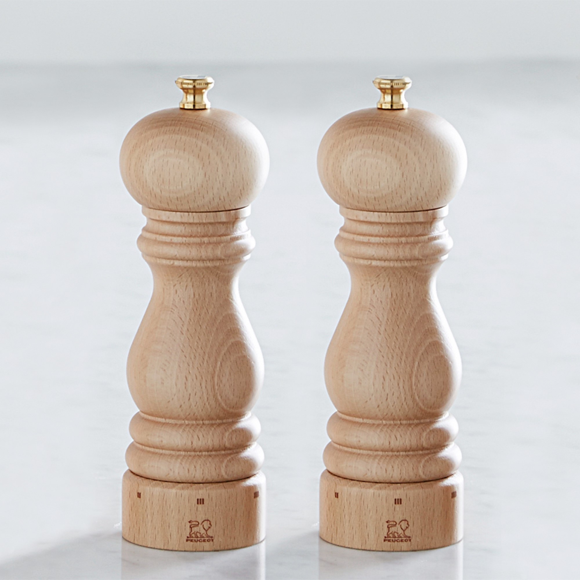 Peugeot Paris U Select Salt & Pepper Mills, Natural