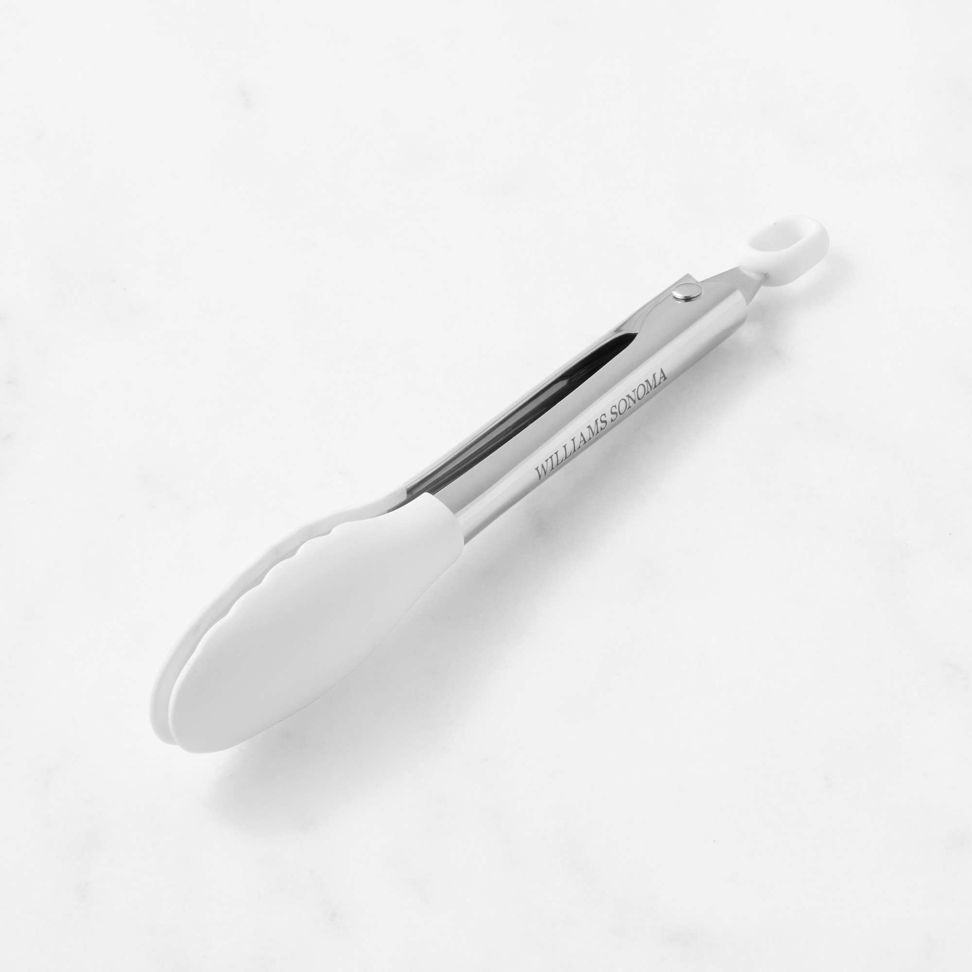 Williams Sonoma Stainless-Steel Silicone Locking Tongs