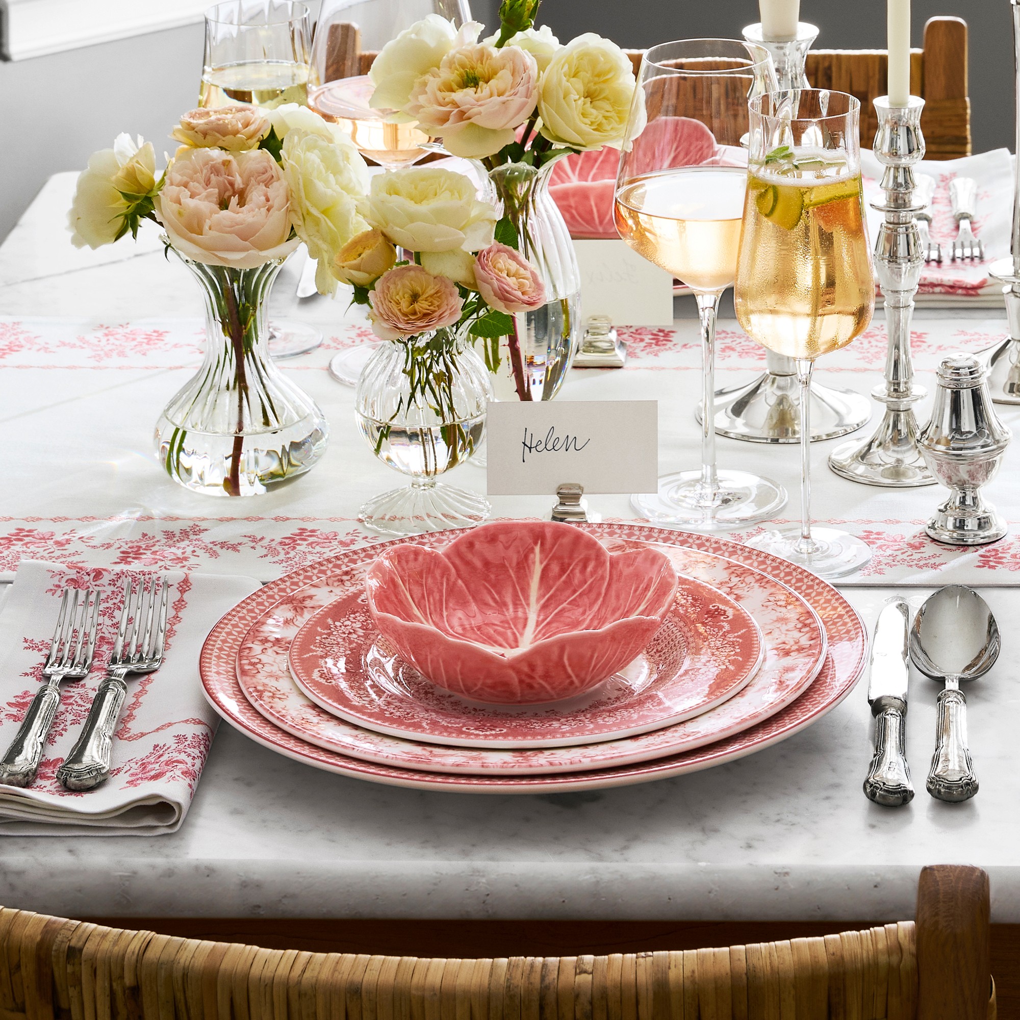 Bordallo Pinheiro Cabbage Dinner Plates