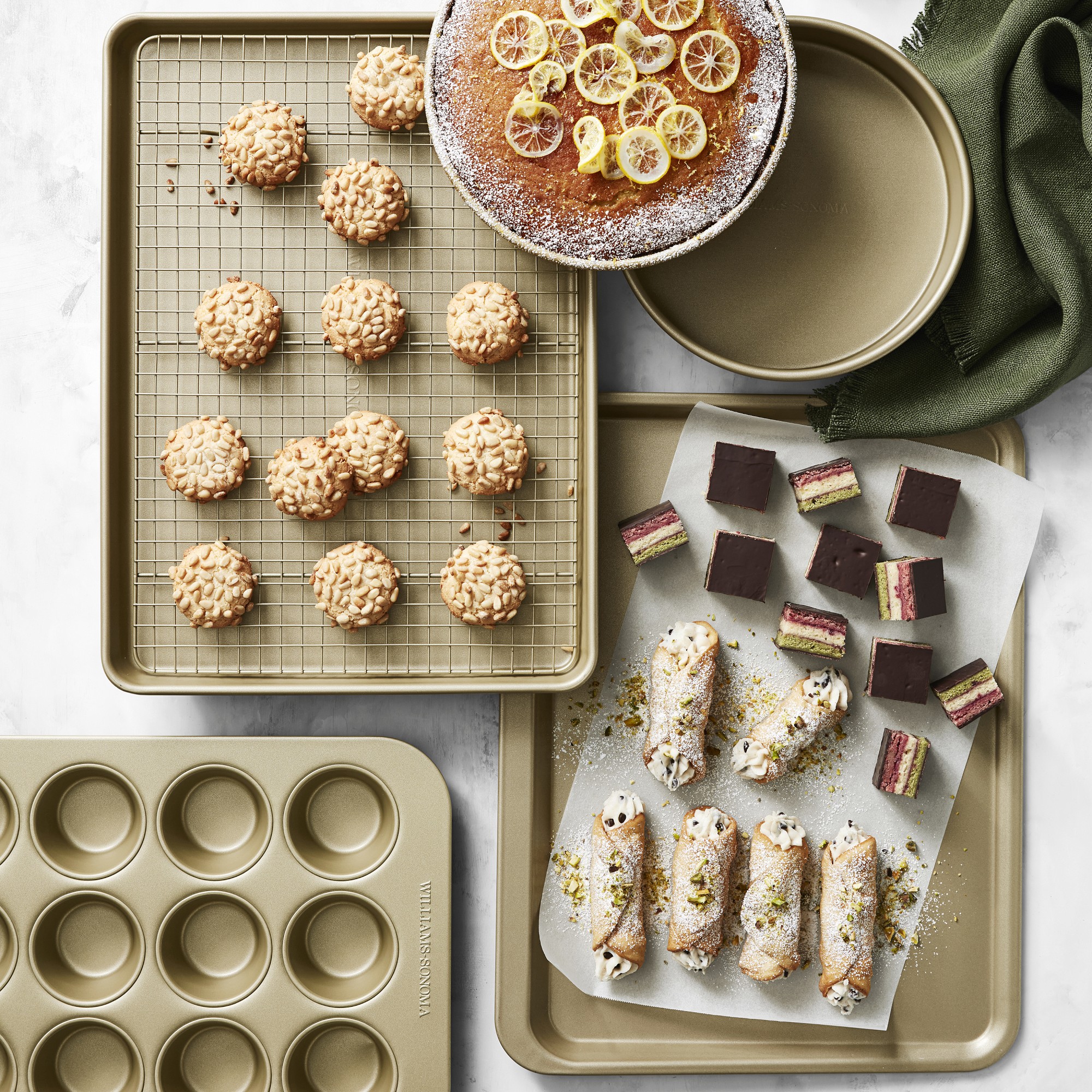 Williams Sonoma Goldtouch® Pro Nonstick Bakeware Essentials, Set of 6