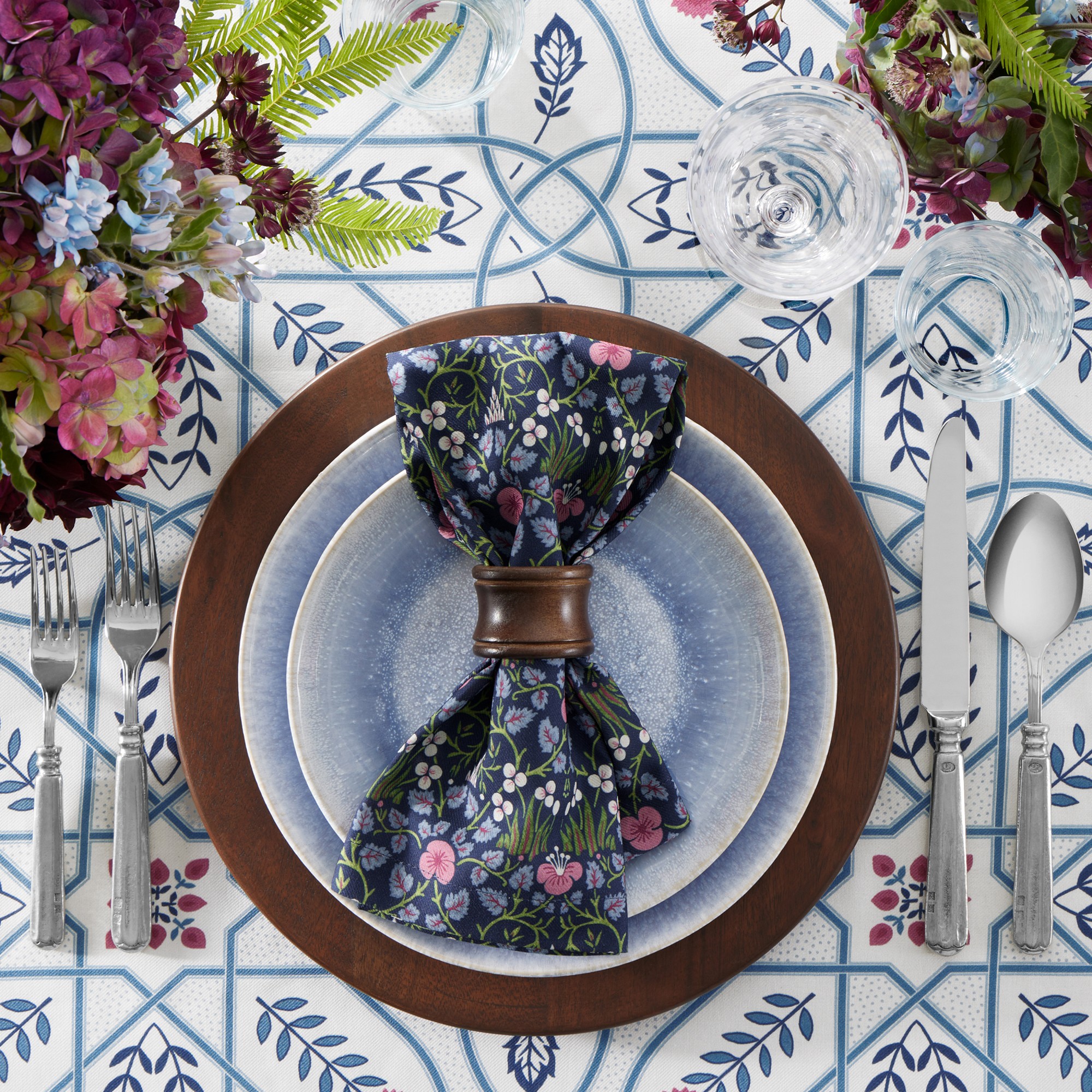 Morris & Co. x Williams Sonoma Eye Bright Napkins, Set of 4