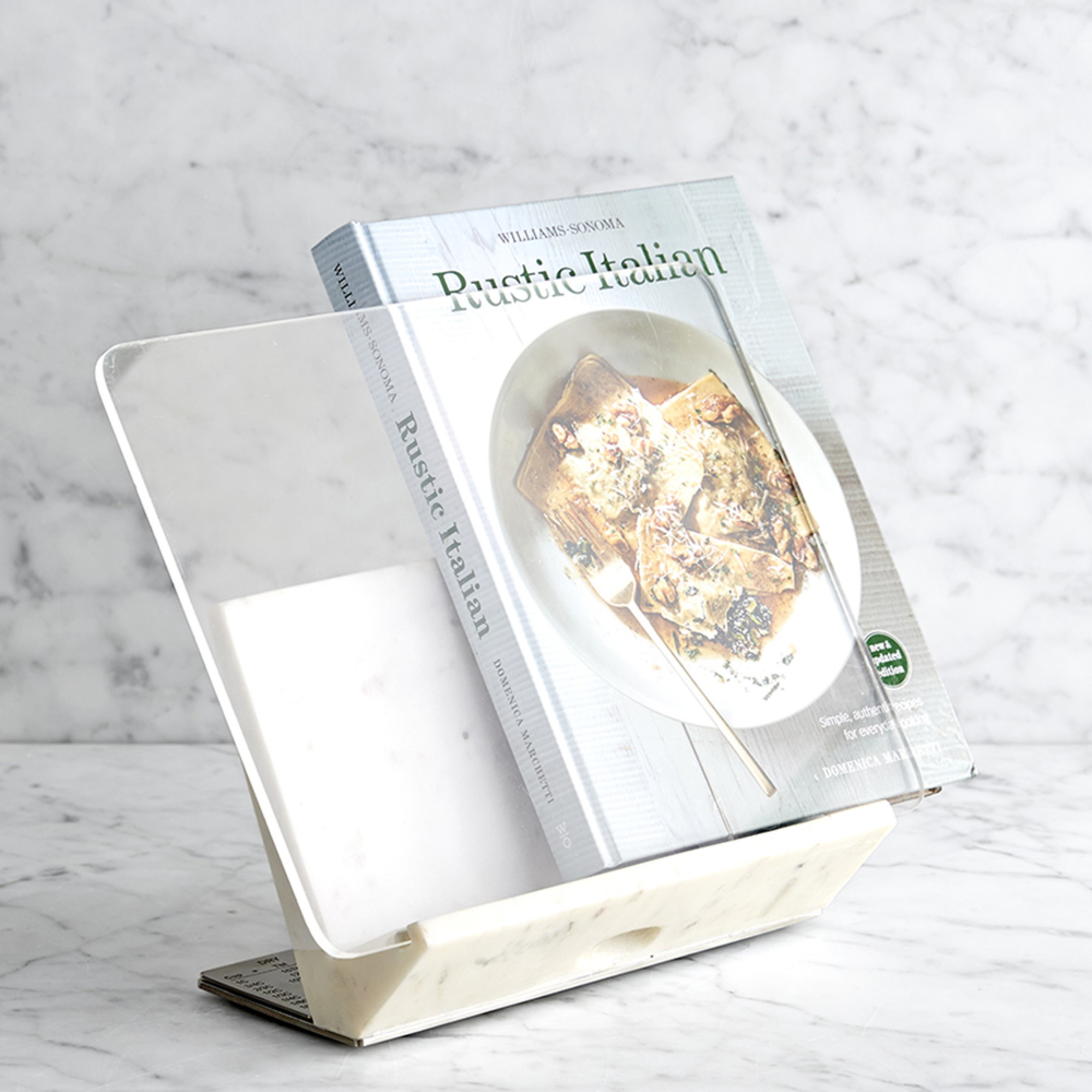 Williams Sonoma Marble Cookbook Stand