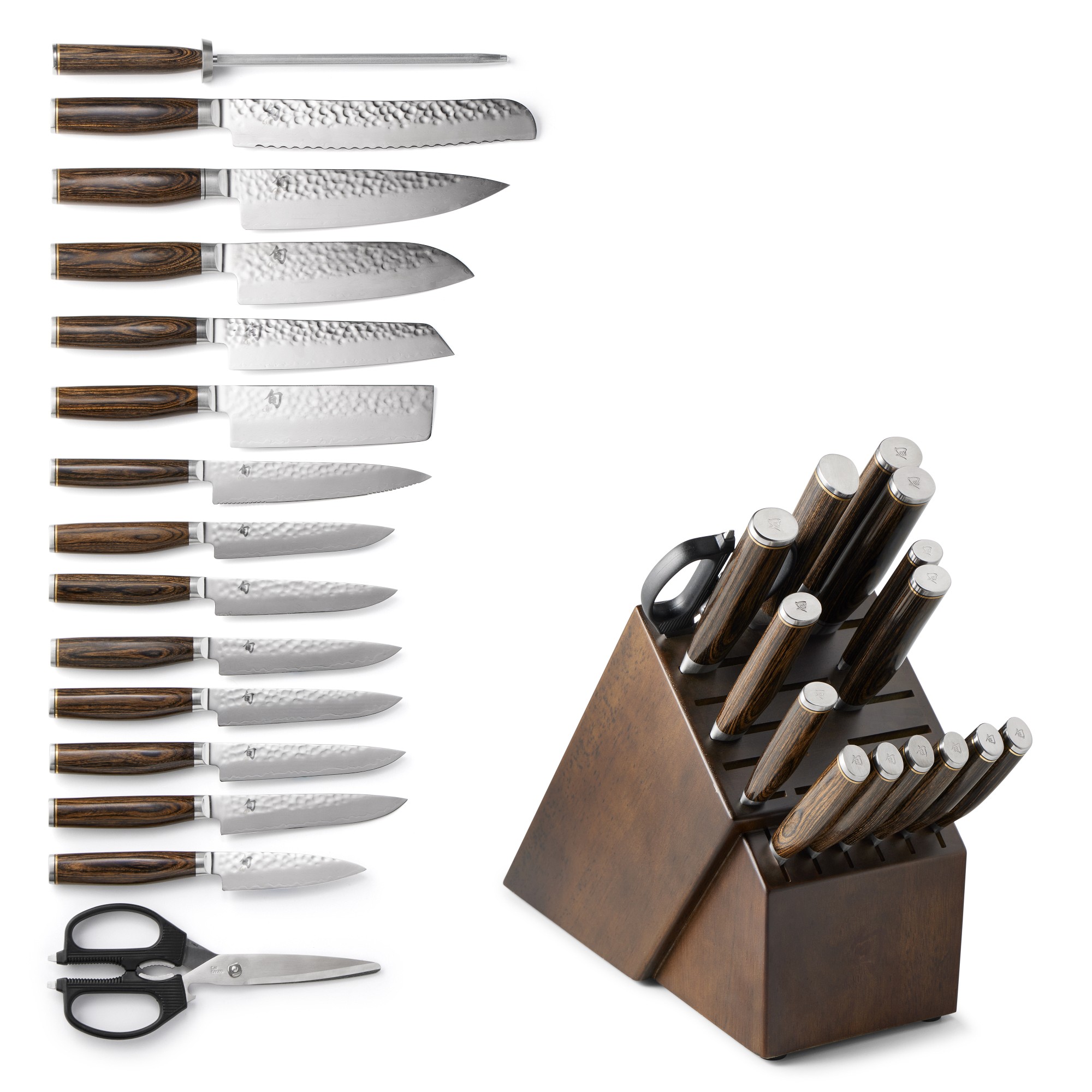 Shun Premier Knives, Set of 16