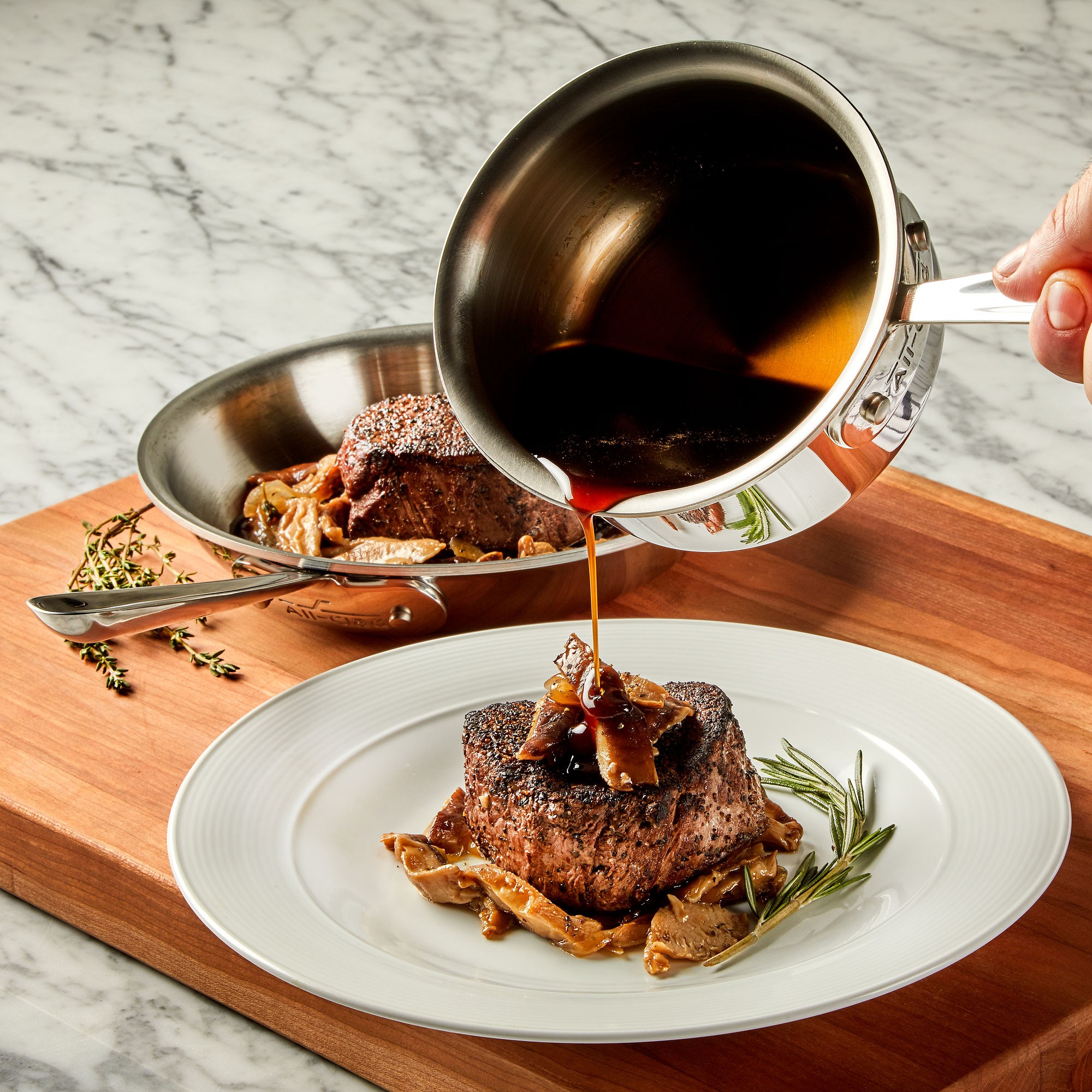 All-Clad Triply Stainless-Steel Kitchen 2-Piece Helper Set