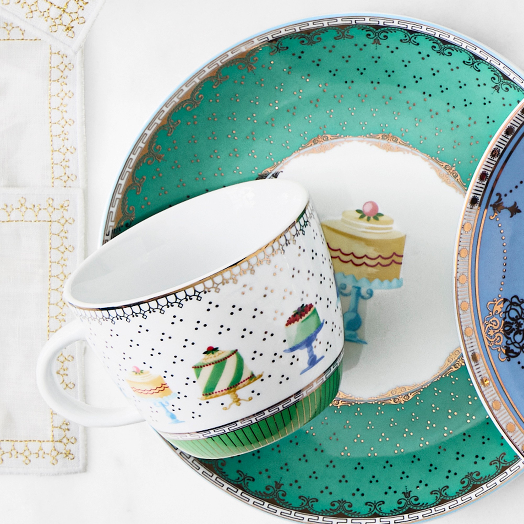 Celebration Dessert Plates, Set of 6