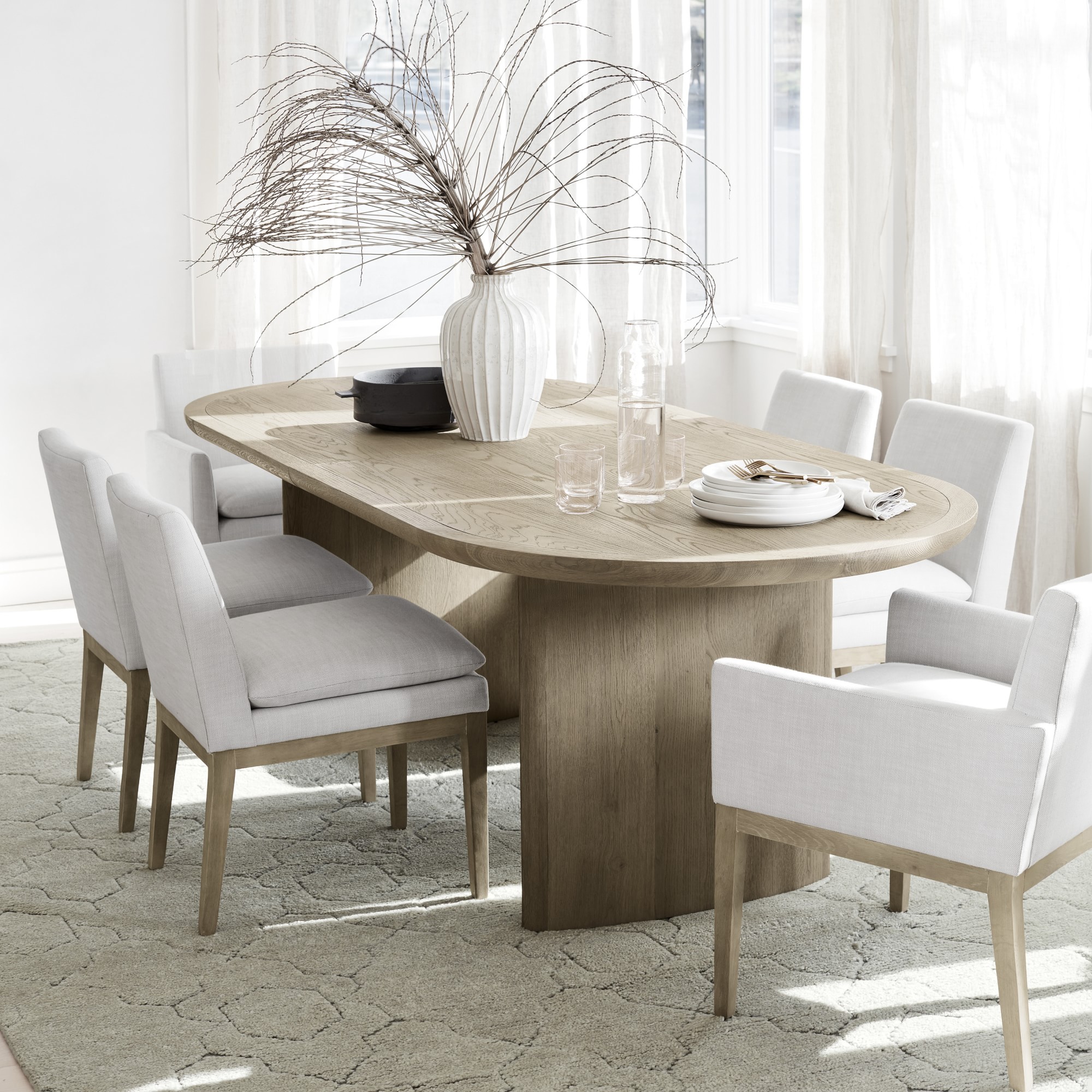 Radius Extendable Oval Dining Table (72-114)