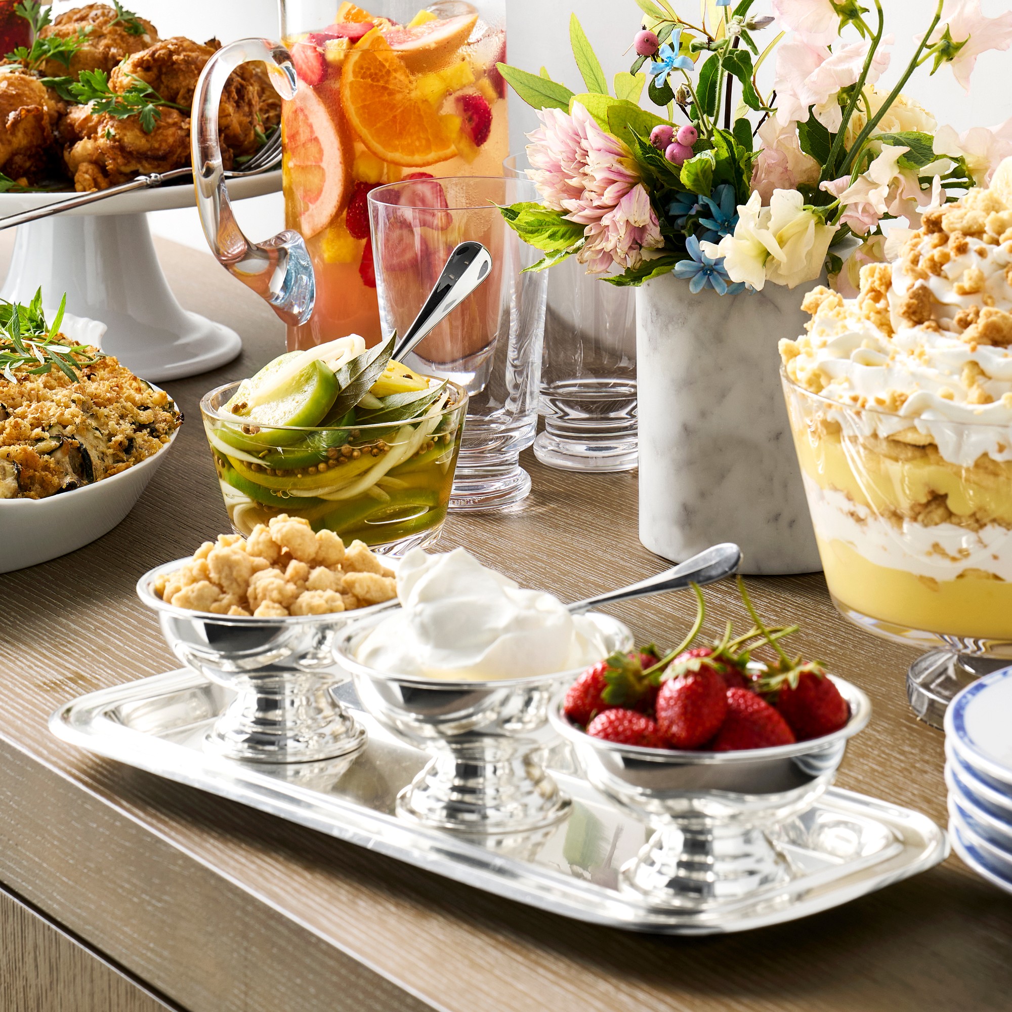 Heirloom Silver Footed Condiment Bowl