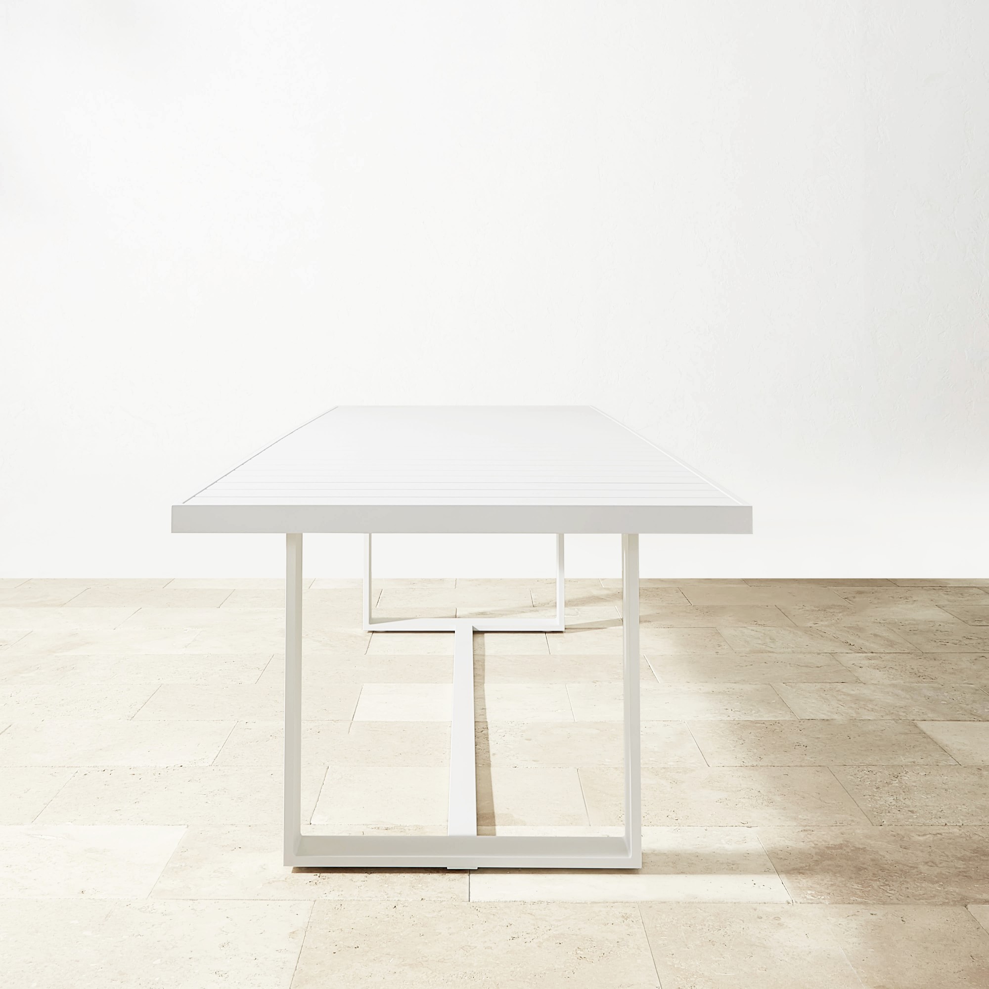 Santa Barbara Outdoor Metal Rectangular Dining Table (124)