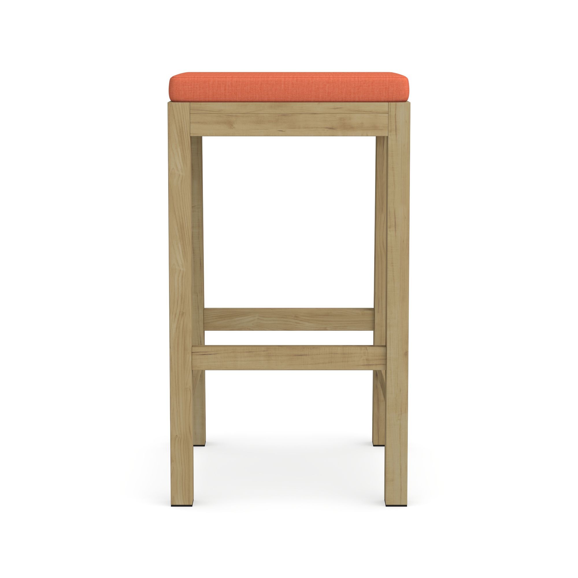 Larnaca Outdoor Teak Backless Bar Stool Cushions