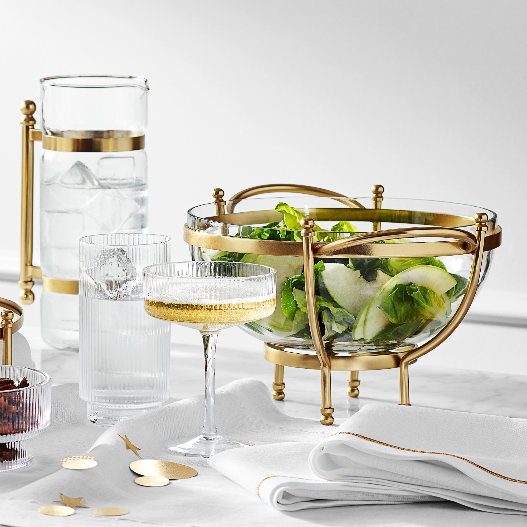 Modern Optic Mixing Glass