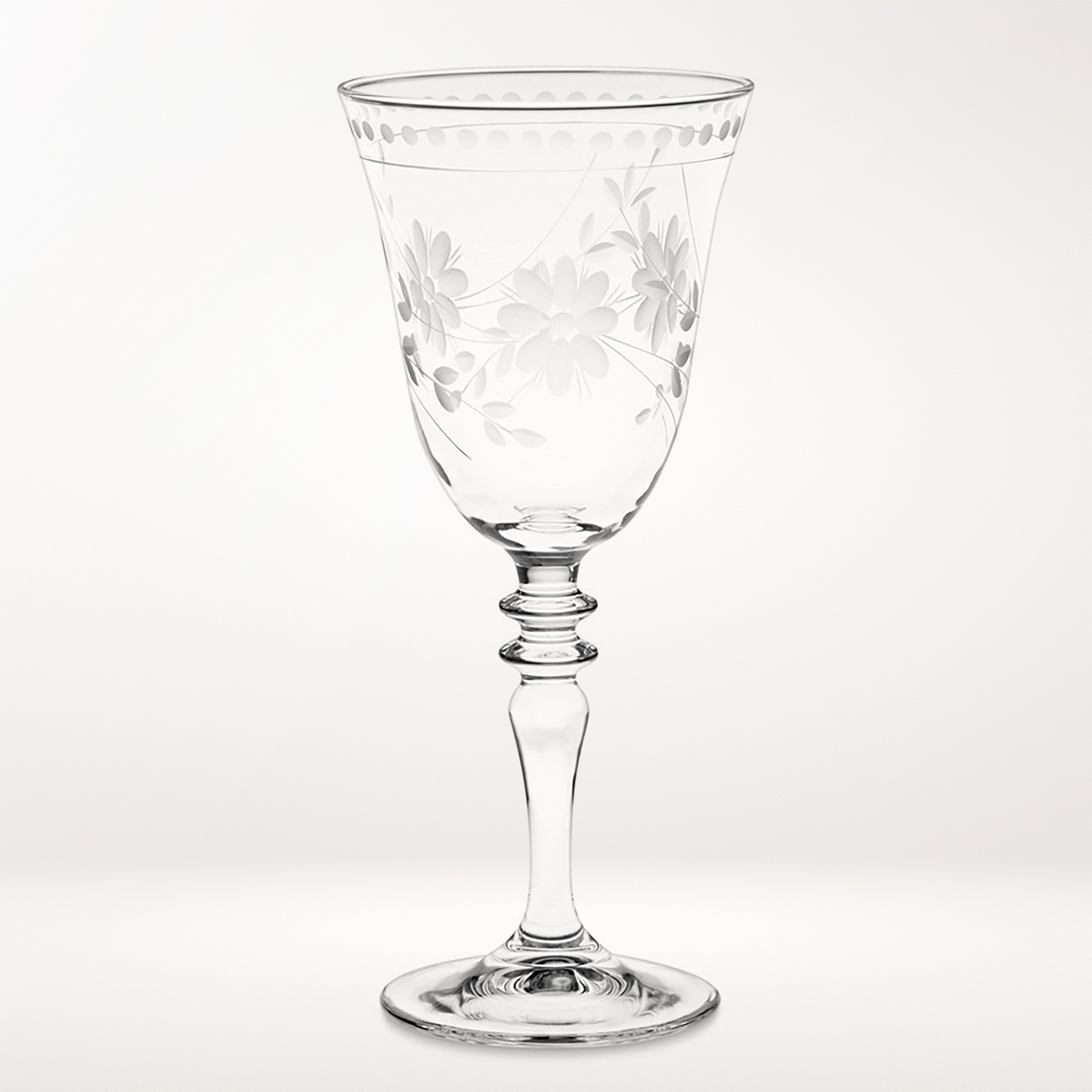 Vintage Etched Glassware Collection