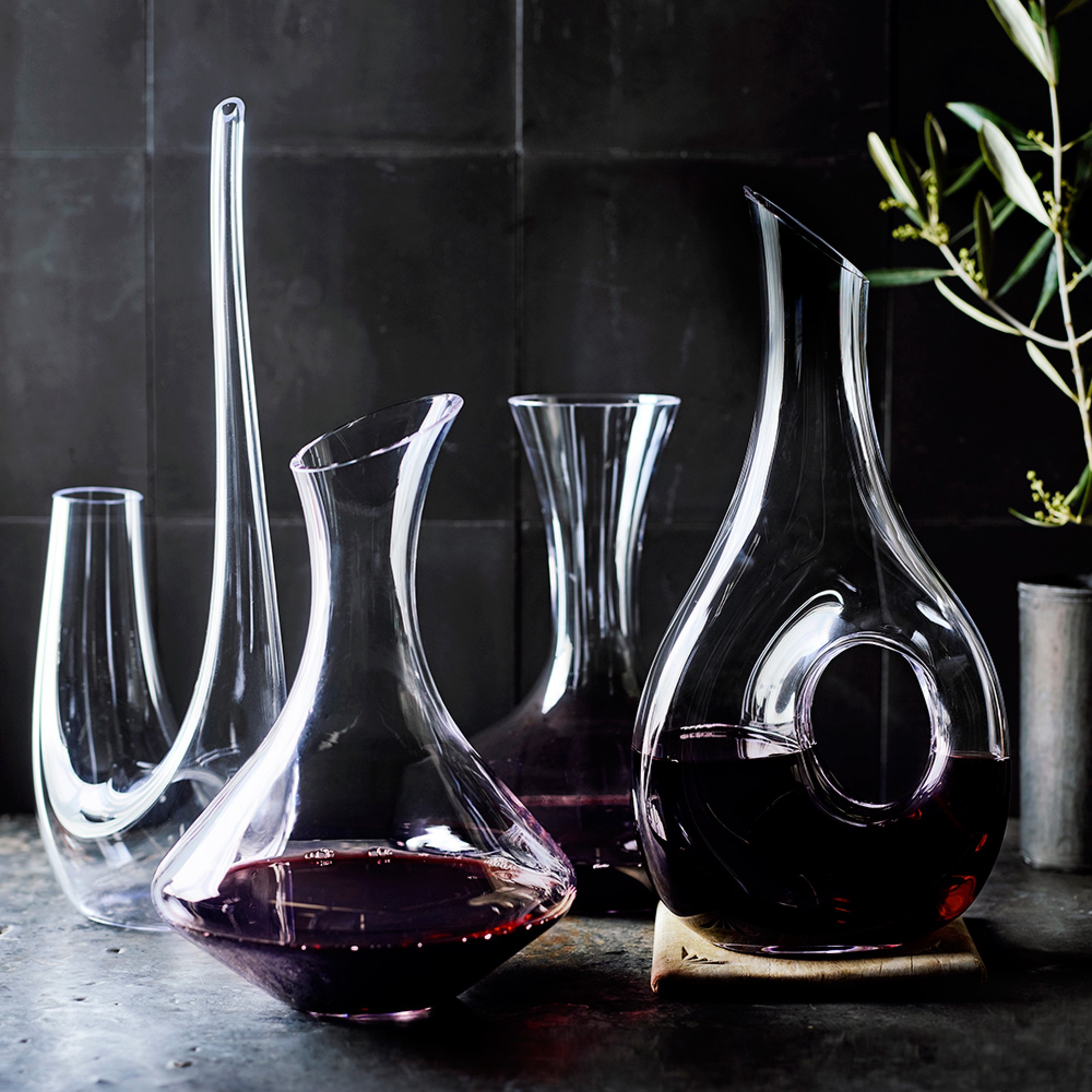 Williams Sonoma Estate Stemware Decanter
