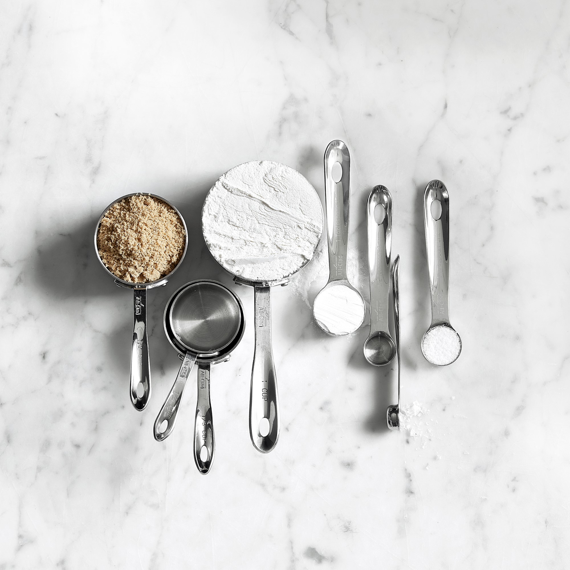 All-Clad Stainless-Steel Measuring Cups & Spoons