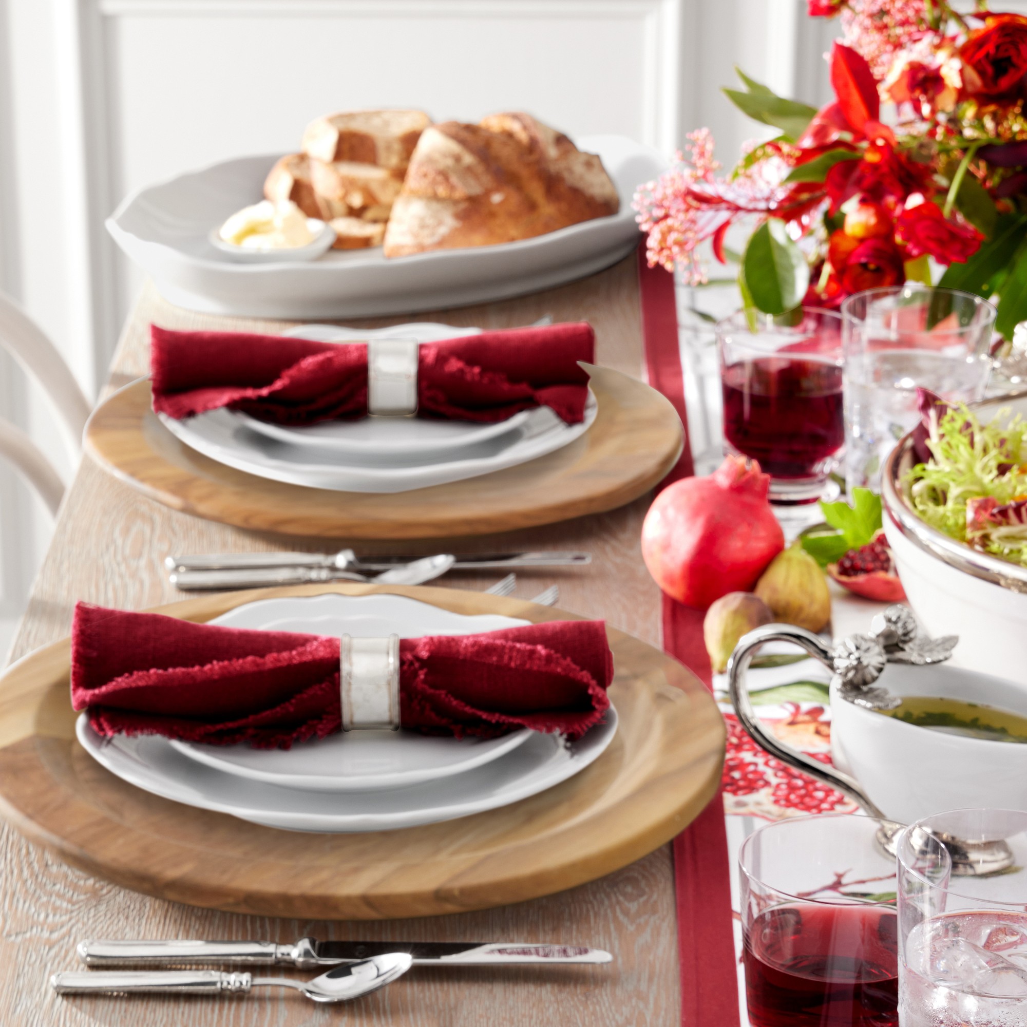 Fringed Napkins, Set of 4