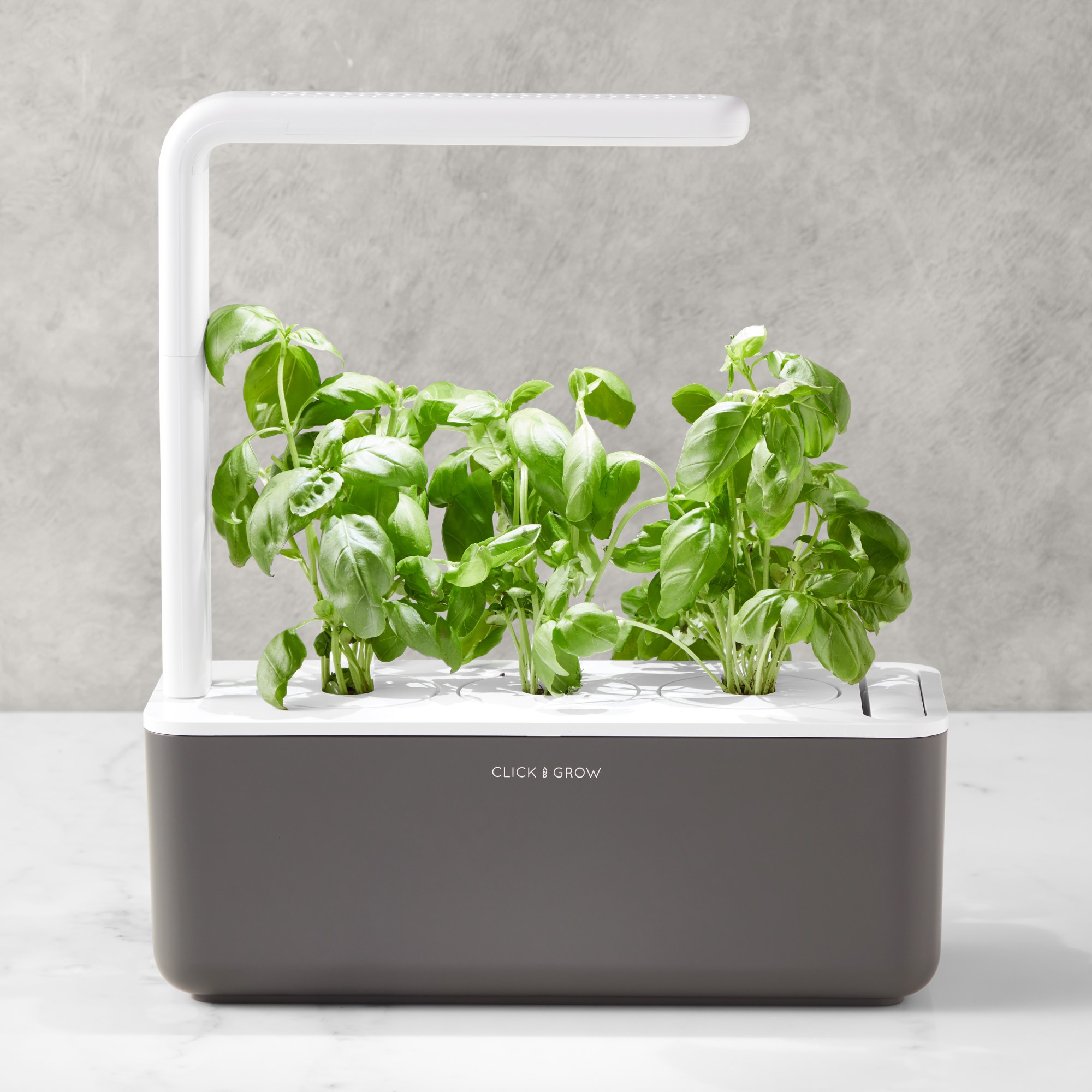 Click & Grow Smart Garden System, 3 Pod, Grey