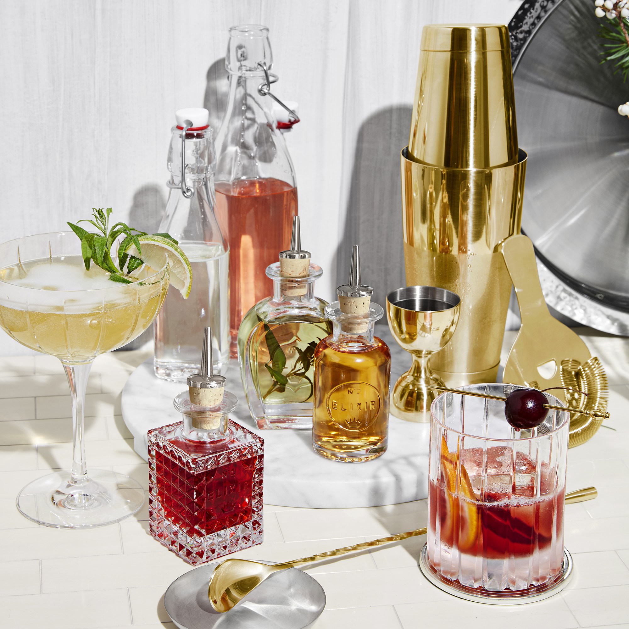 Dorset Crystal Double Old-Fashioned Glasses