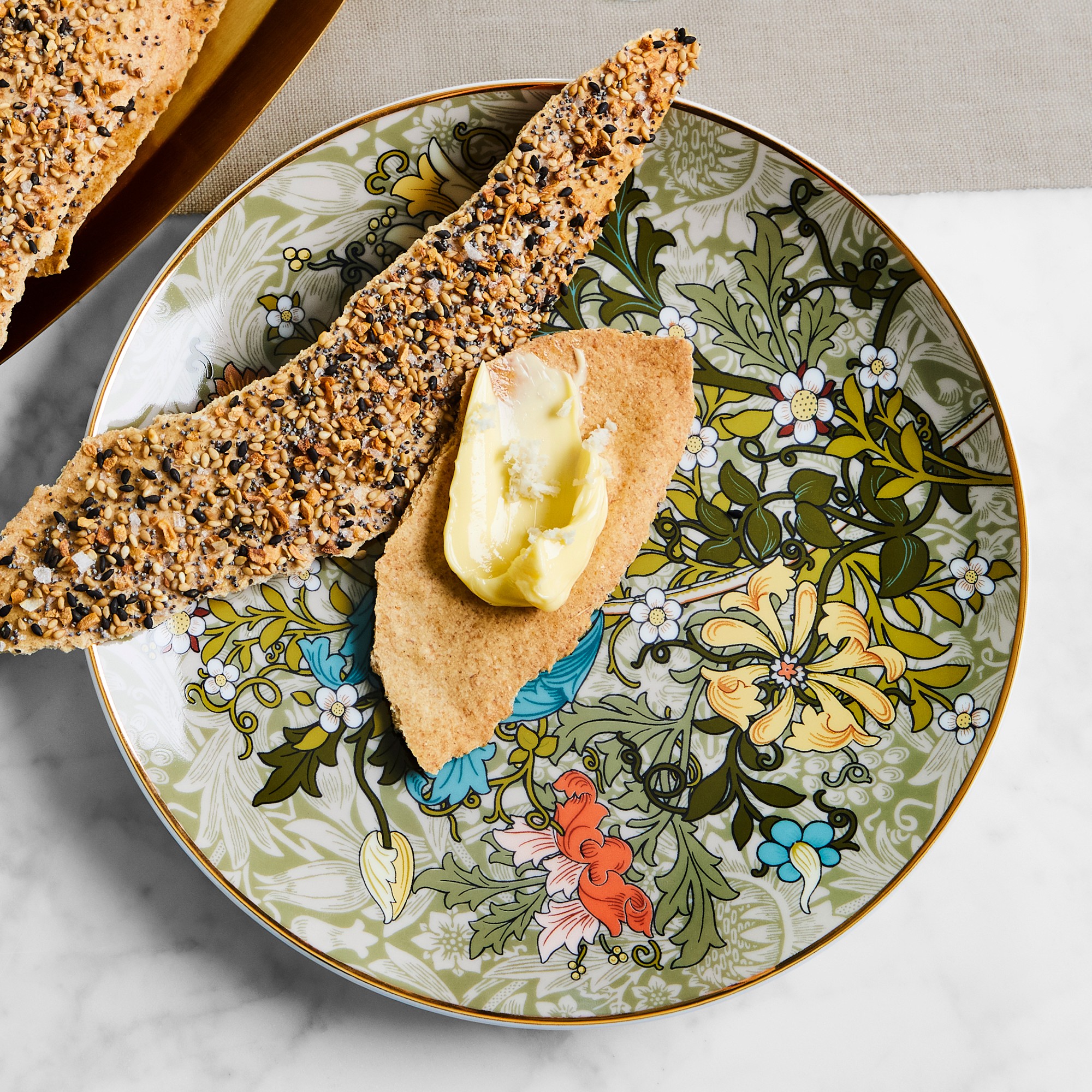 Morris & Co. x Williams Sonoma Cotswold Mixed Salad Plates, Set of 4