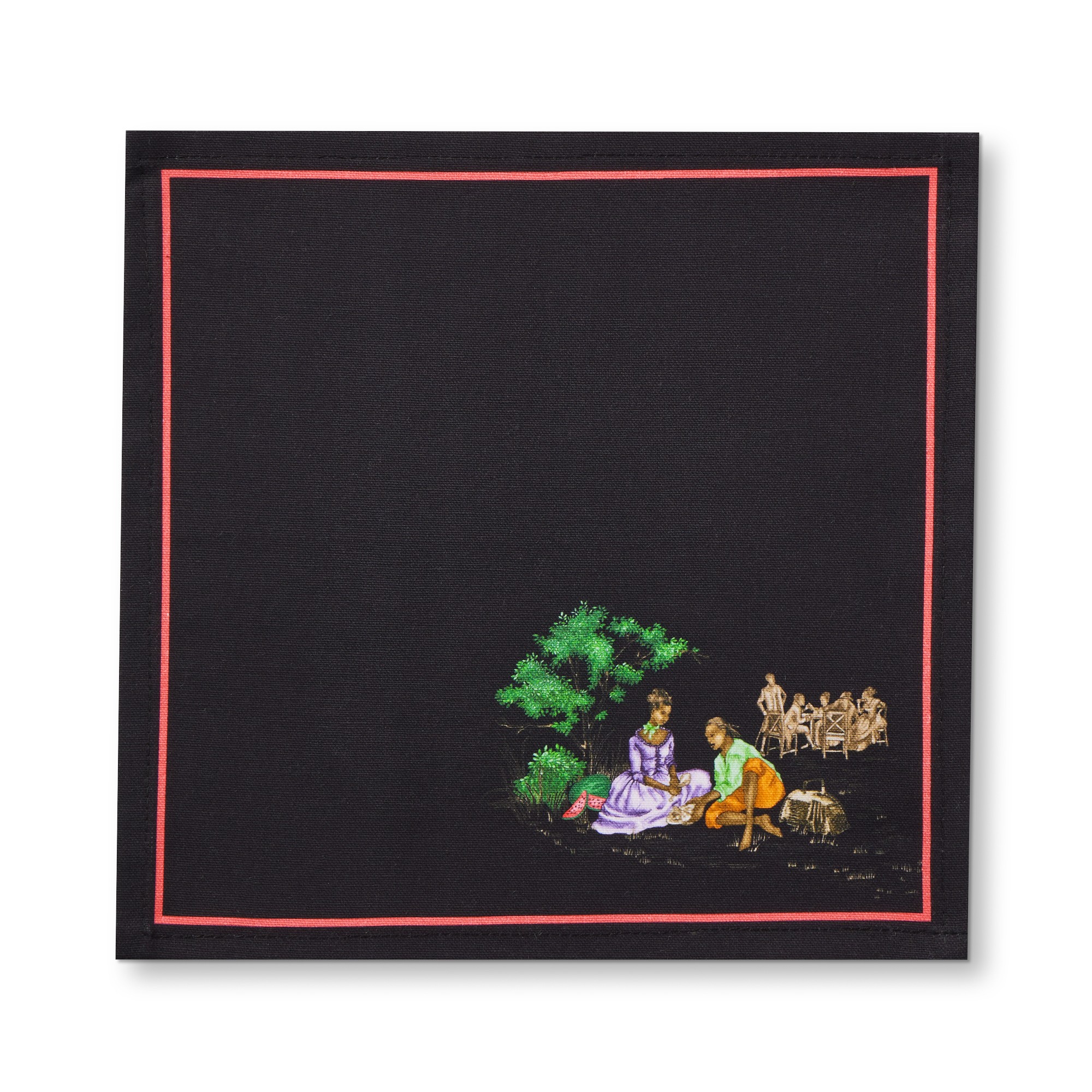 Sheila Bridges x Williams Sonoma  Harlem Toile Cocktail Napkins, Set of 4