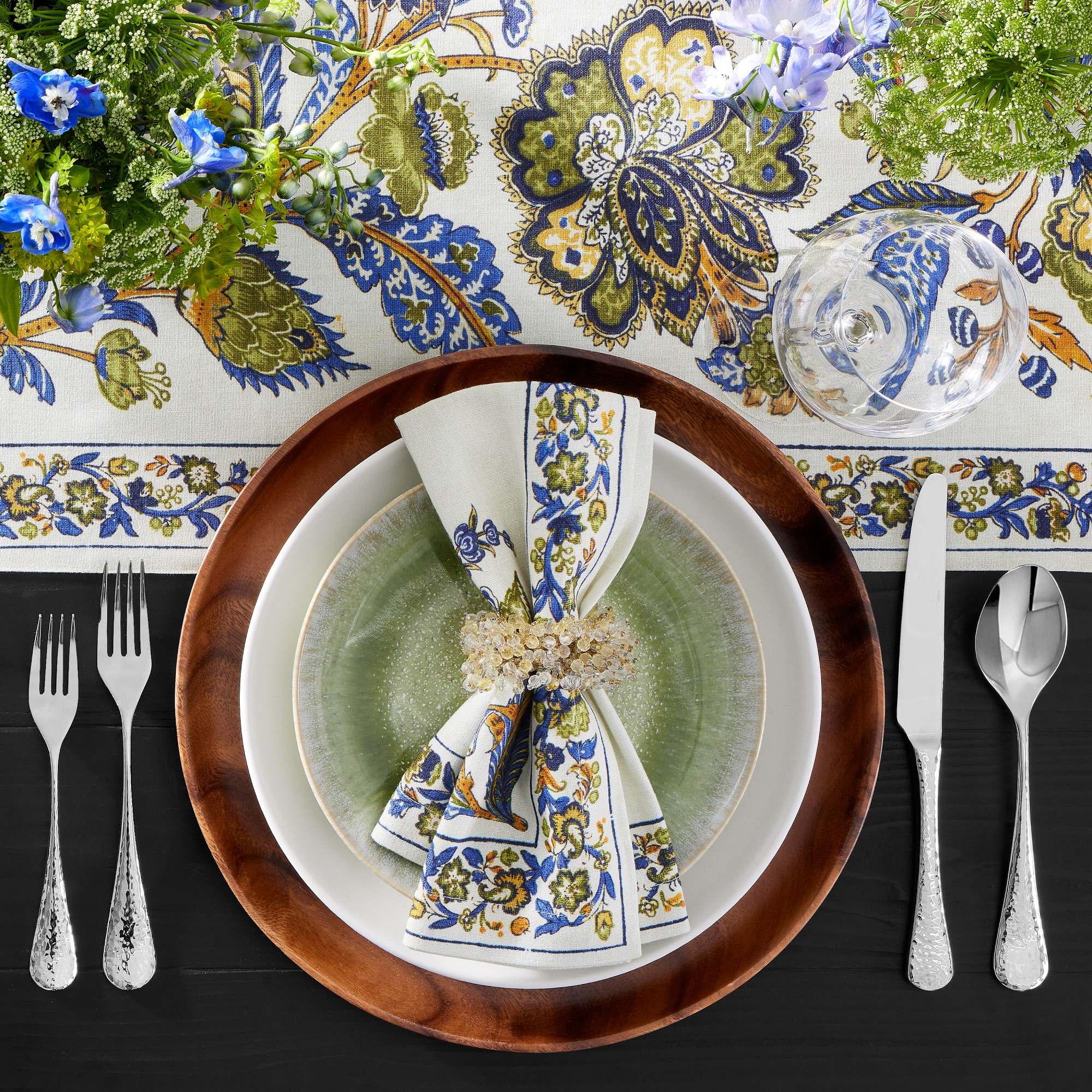 Provençal Pomegranate Table Runner