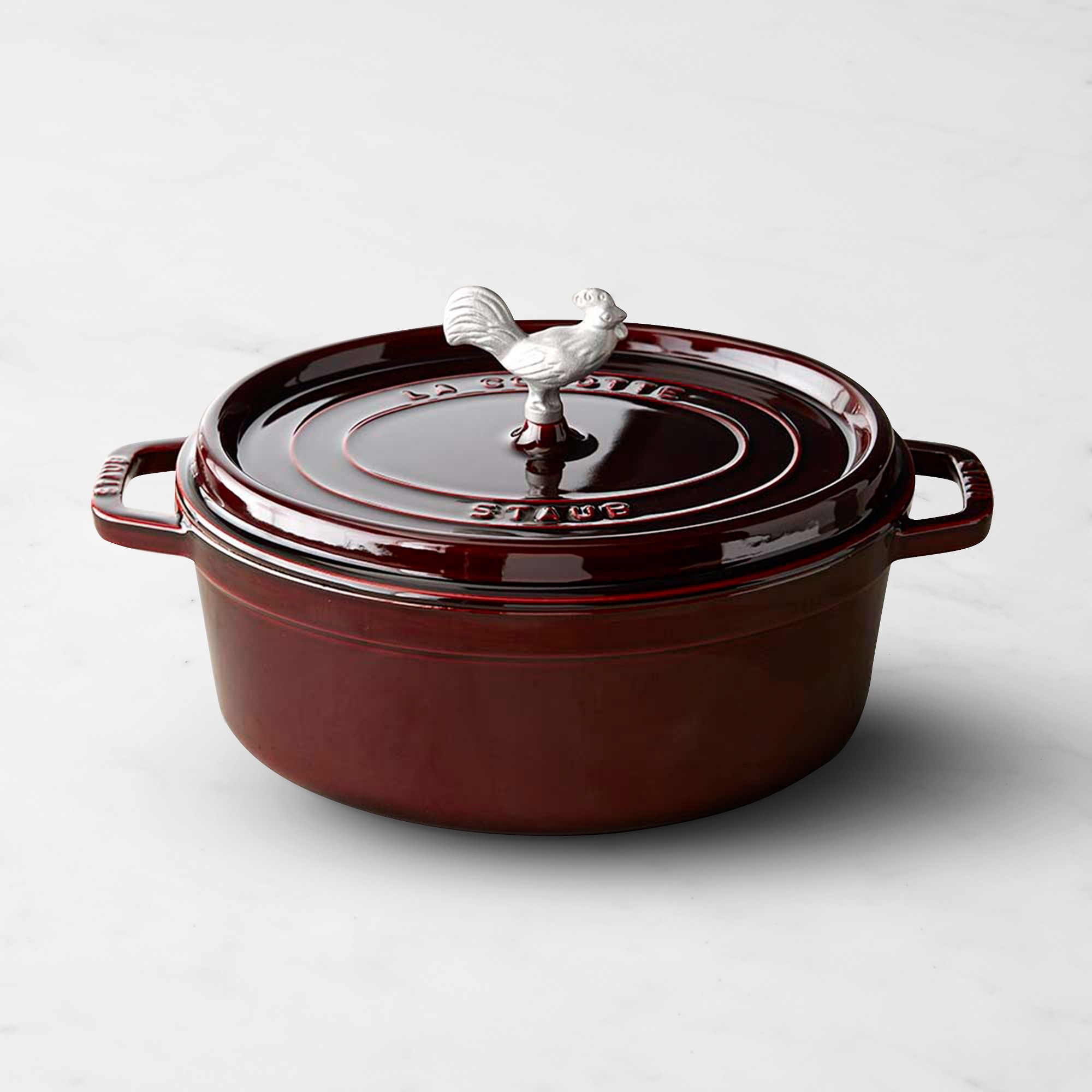 Staub Enameled Cast Iron Oval Dutch Oven