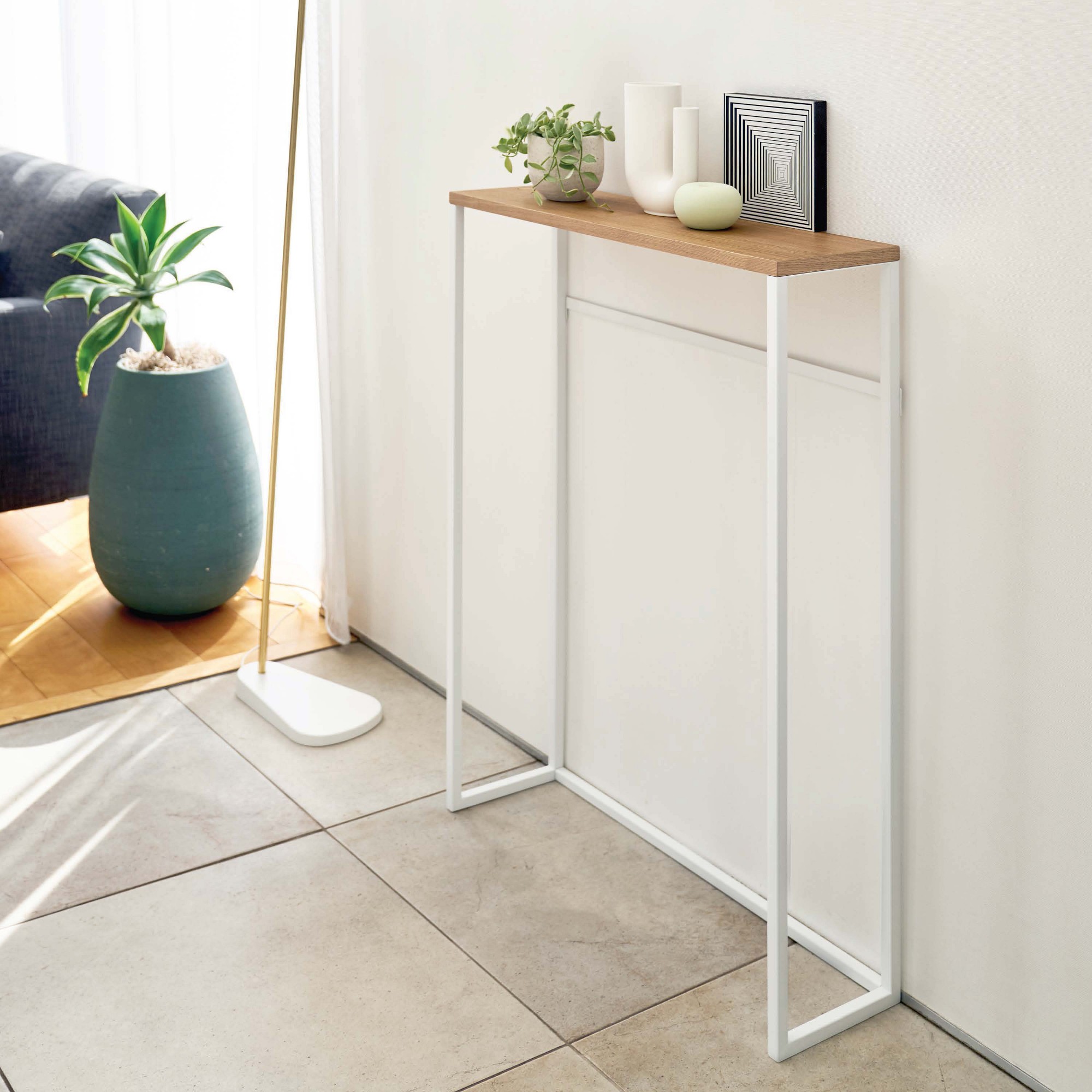 Yamazaki Home Narrow Entryway Console Table