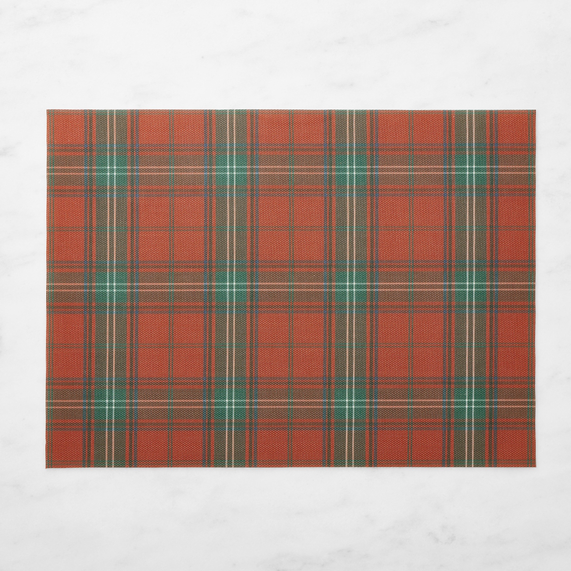 Chilewich Basketweave Rectangular Tartan Placemats