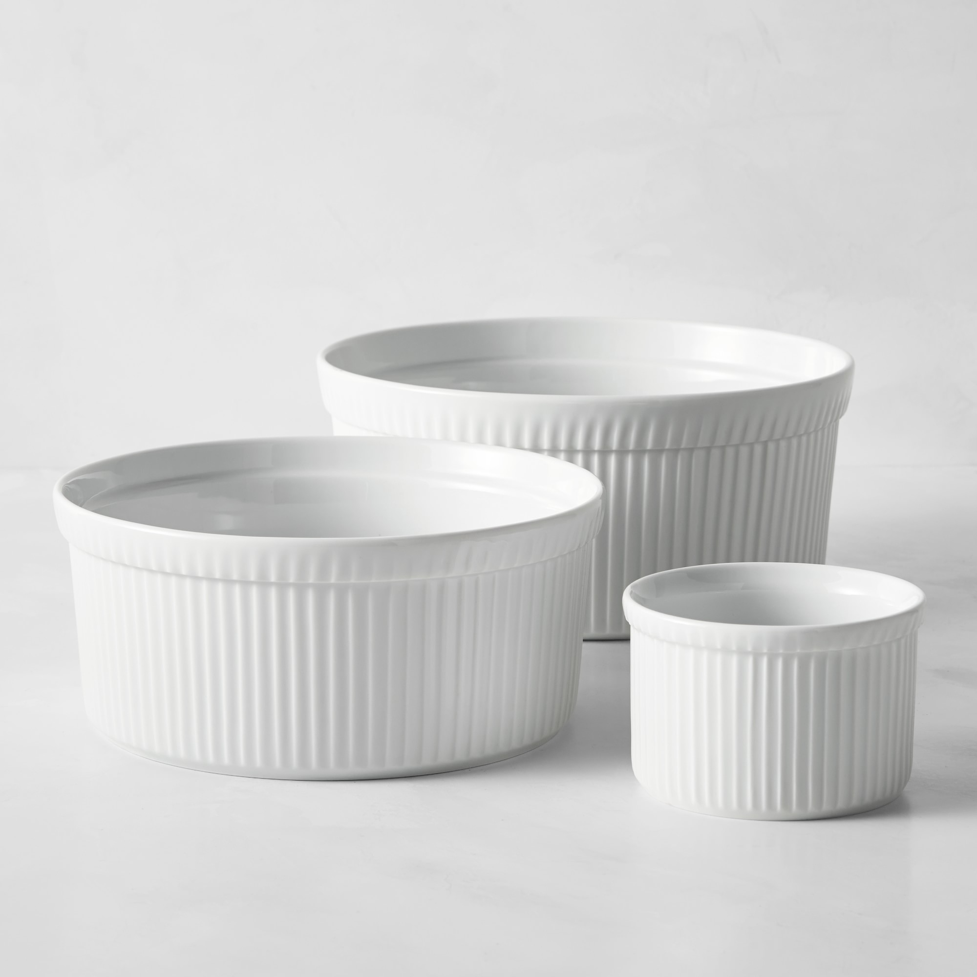 Apilco Porcelain Soufflé Dishes