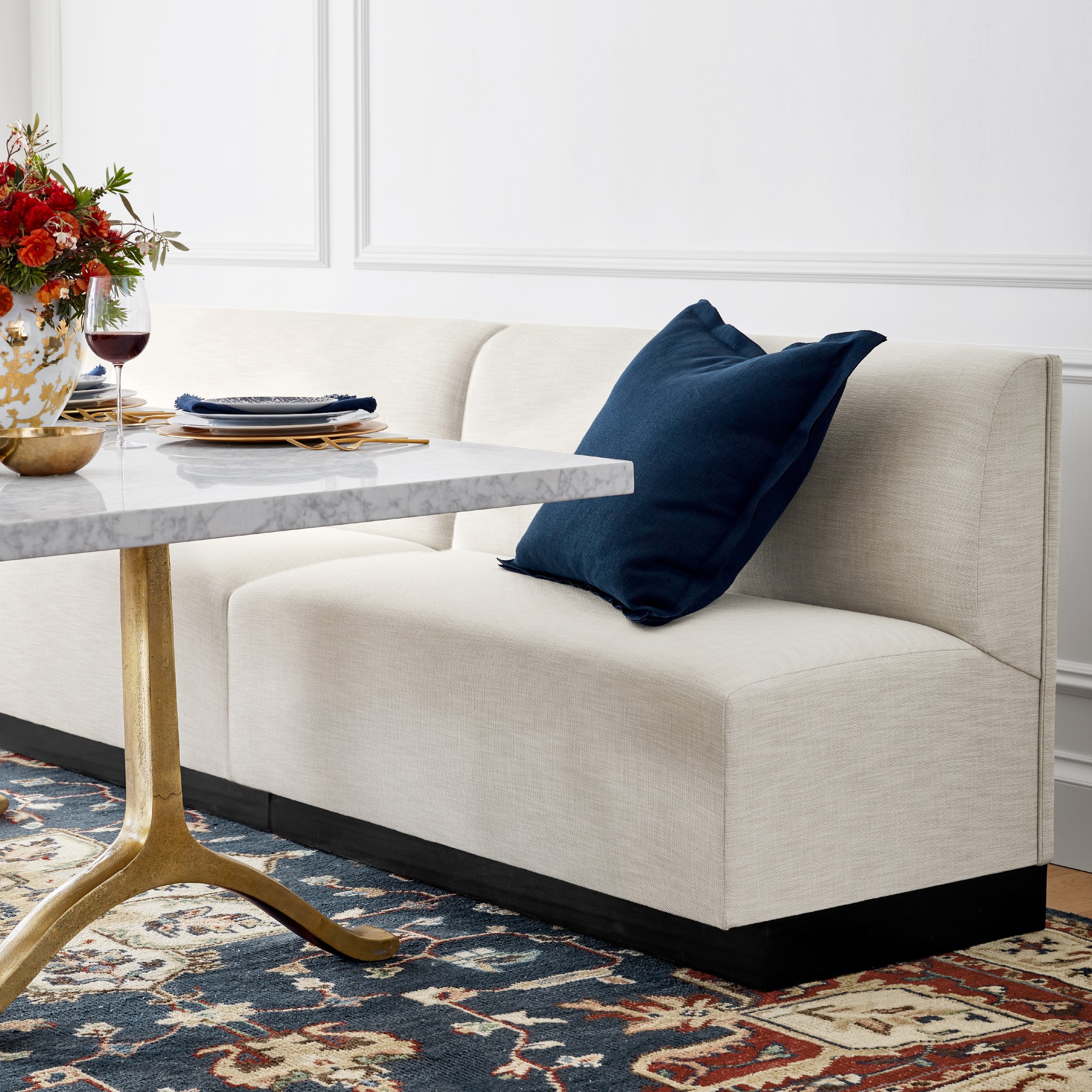 Wishbone Rectangular Dining Table (80)