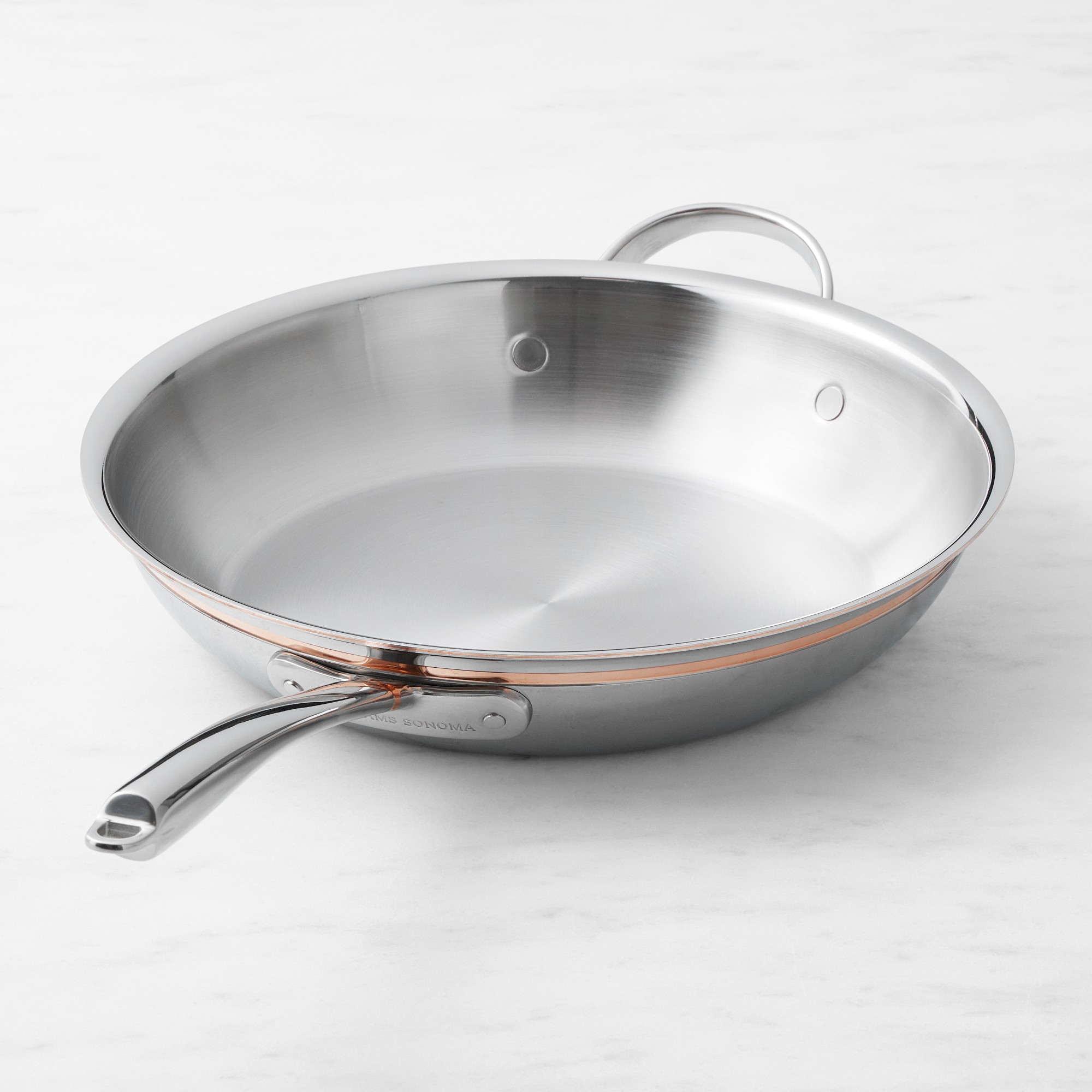 Williams Sonoma Signature Thermo-Clad™ Copper Pro Fry Pan