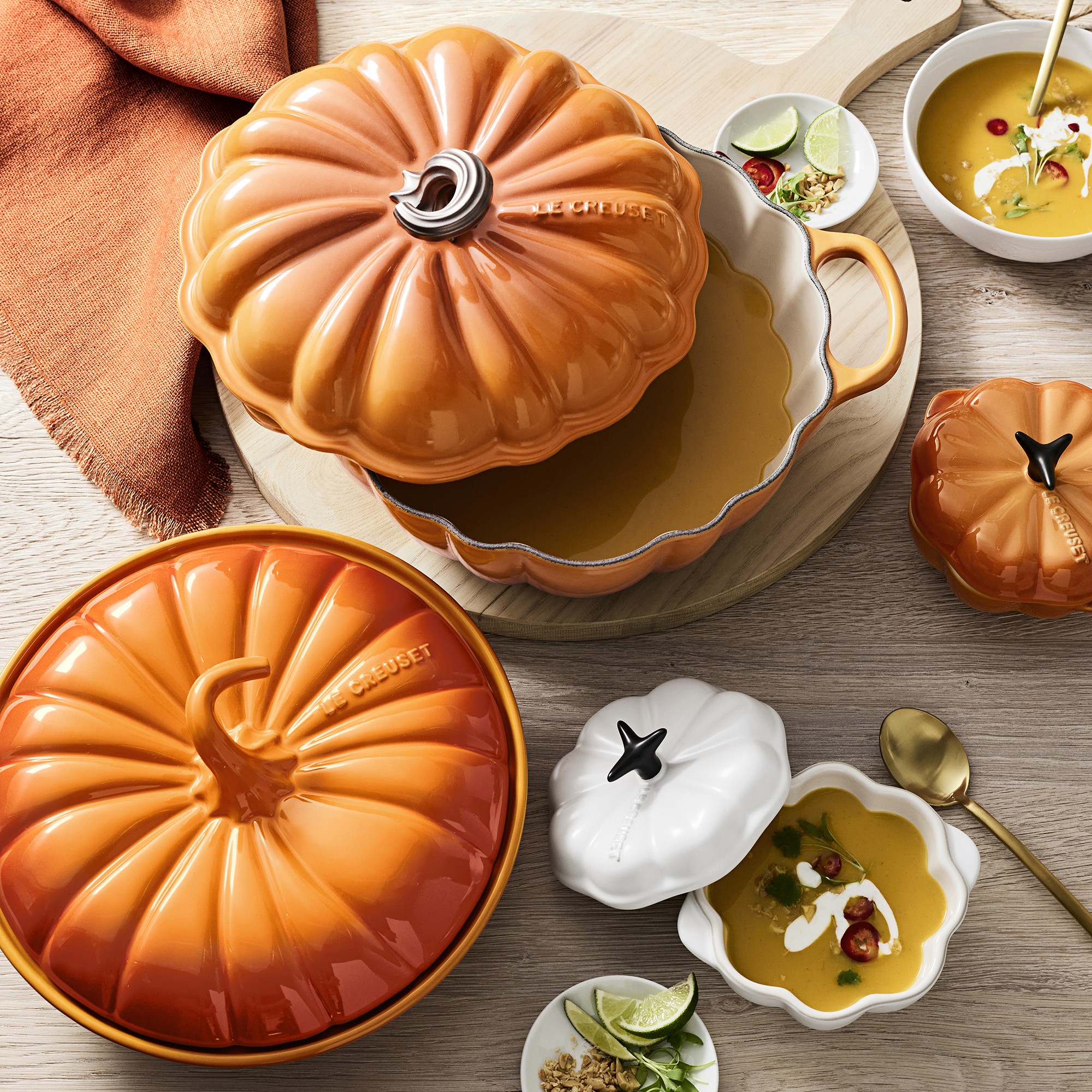 Le Creuset Stoneware Mini Pumpkin Cocotte
