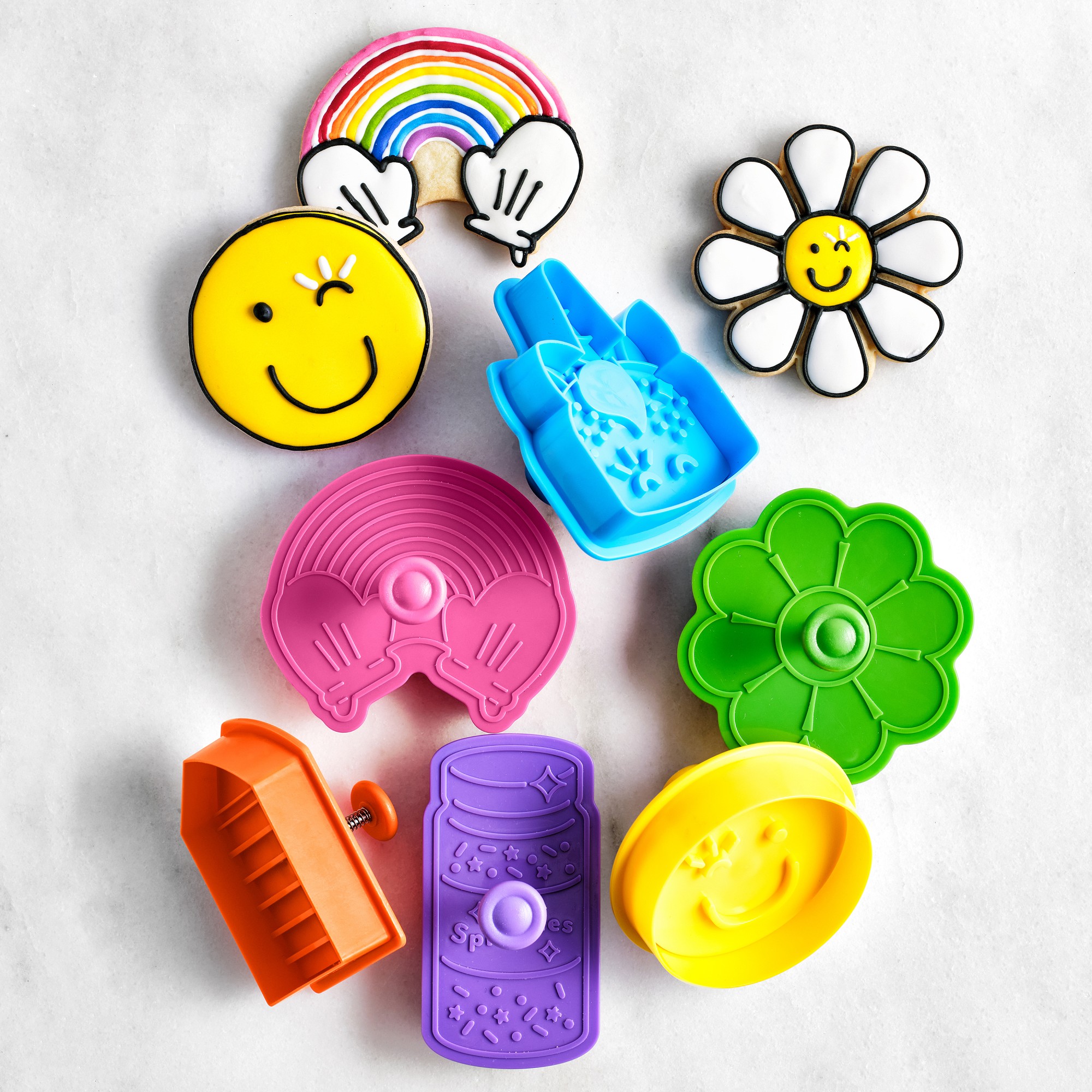 Williams Sonoma Flour Shop Impression Cookie Cutter Kit