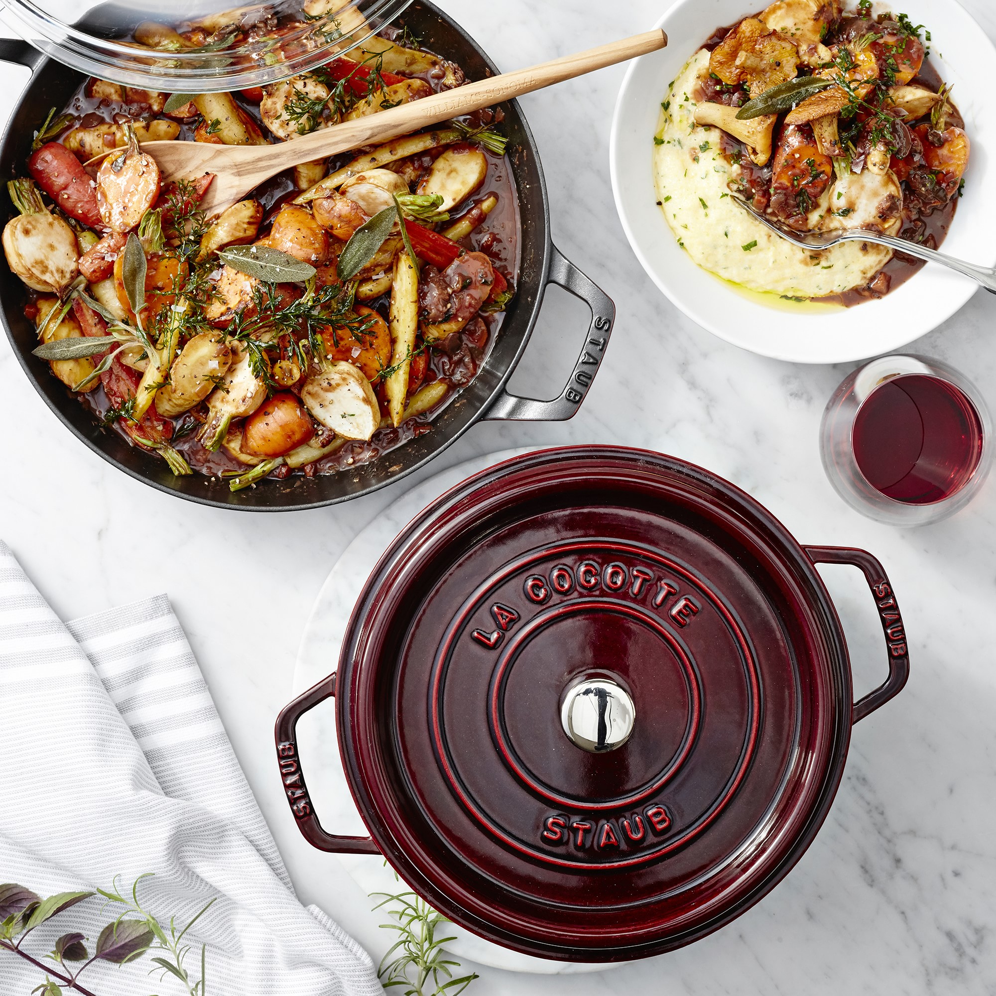 Staub Enameled Cast Iron Everything Braiser, 3 1/2-Qt.