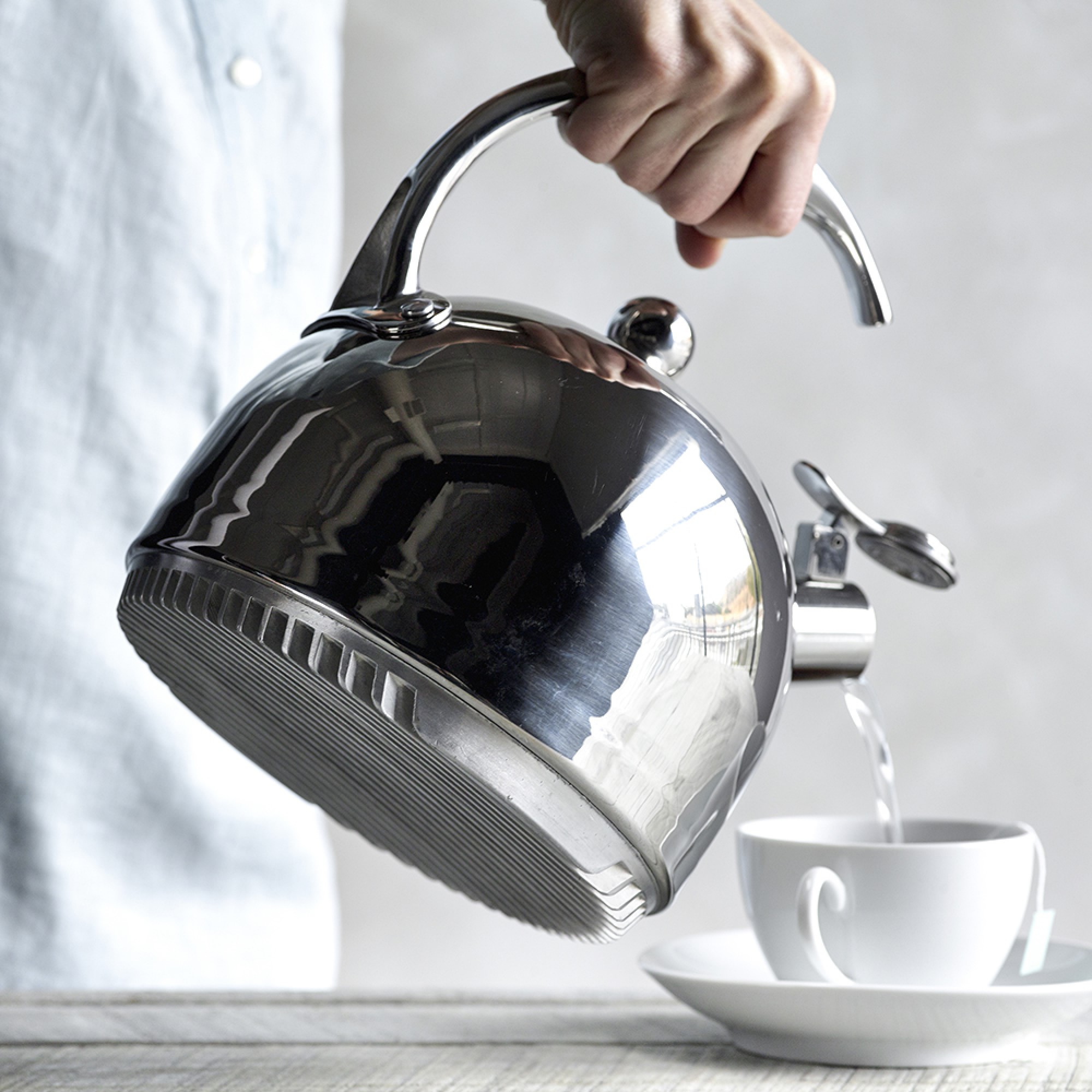 Williams Sonoma Stainless-Steel Rapid Boil Tea Kettle