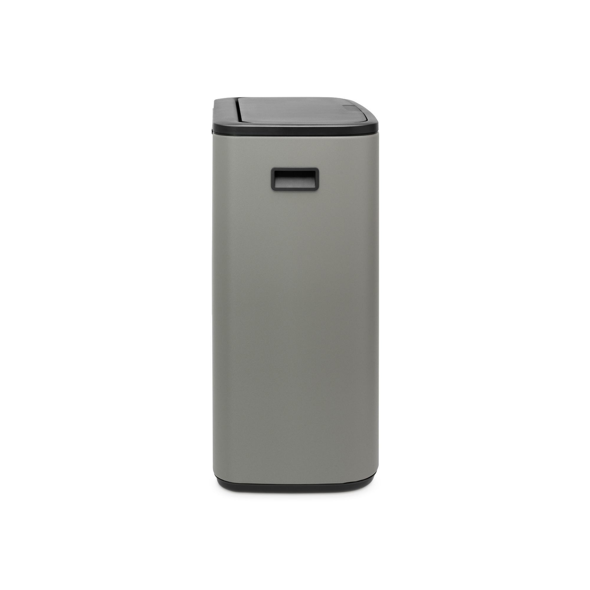 Brabantia Bo Touch Top Dual Compartment Recycling Trash Can, 2 x 8 Gallon
