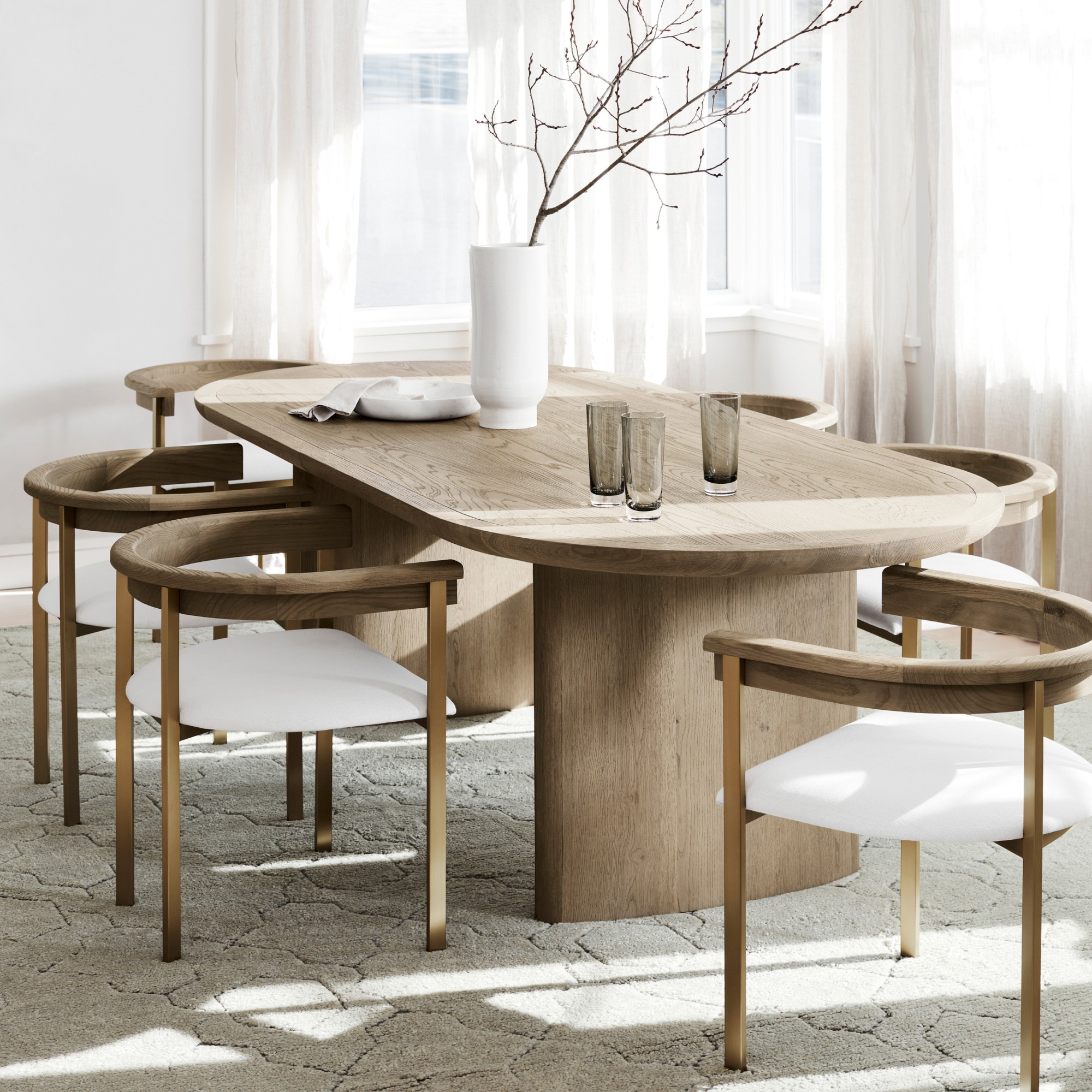 Radius Extendable Oval Dining Table (72-114)