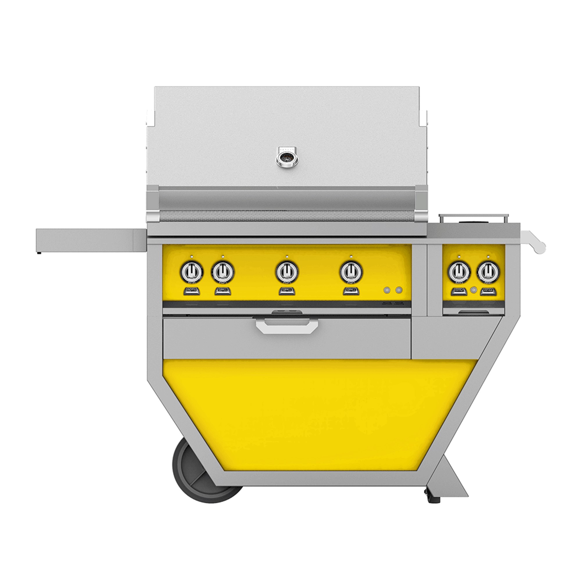 Hestan 36 Deluxe Grill With Double Side Burners
