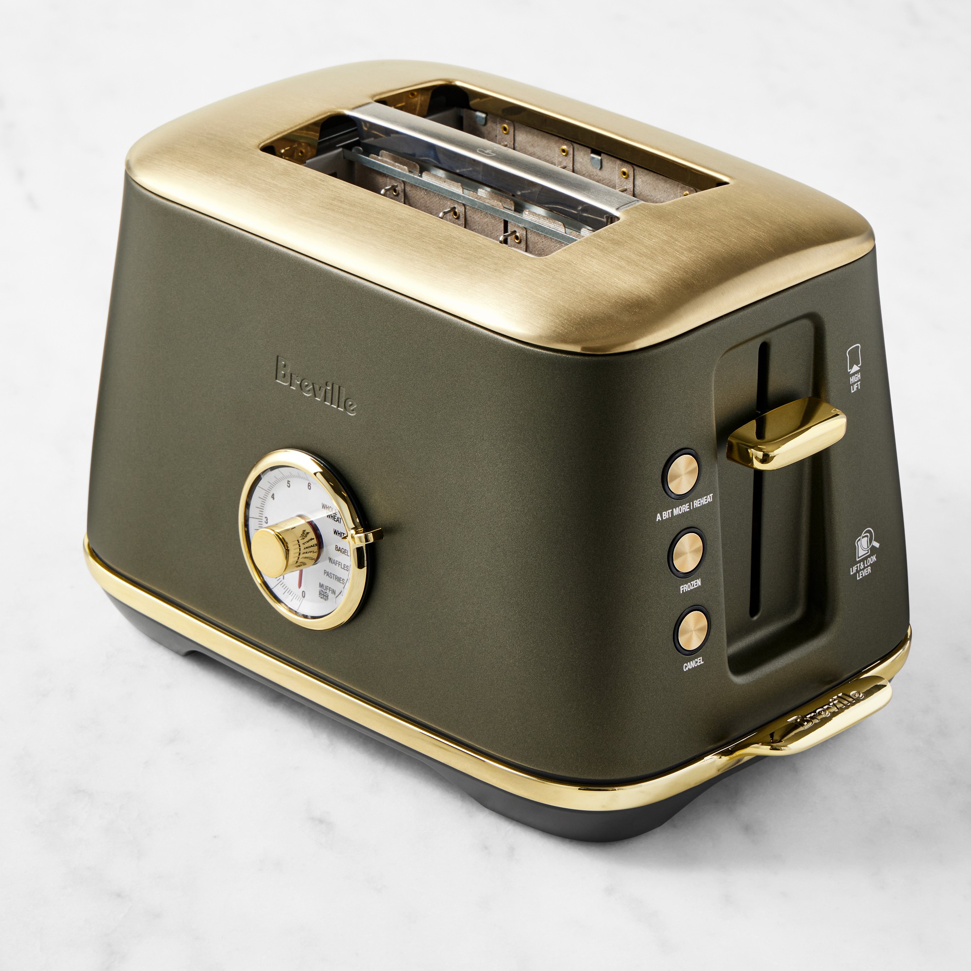 Breville Toast Select™ Luxe 2-Slice Toaster Brass Collection